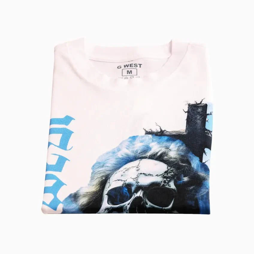 Men's Smoke Skull Life Style T-Shirt