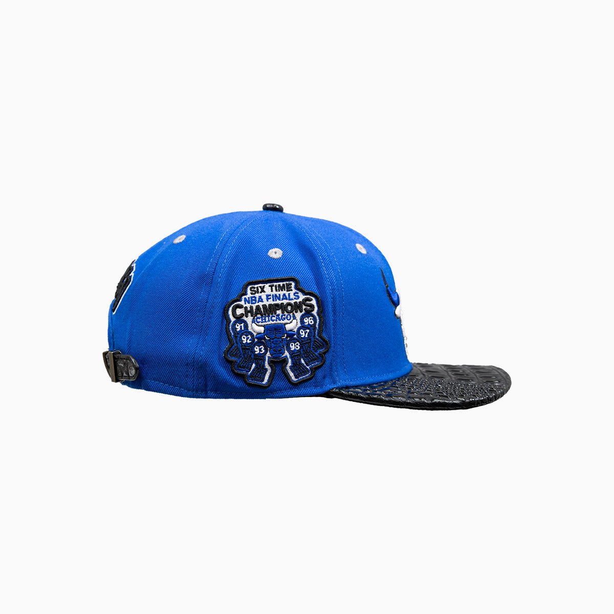 Chicago Bulls NBA Hat With Leather Visor