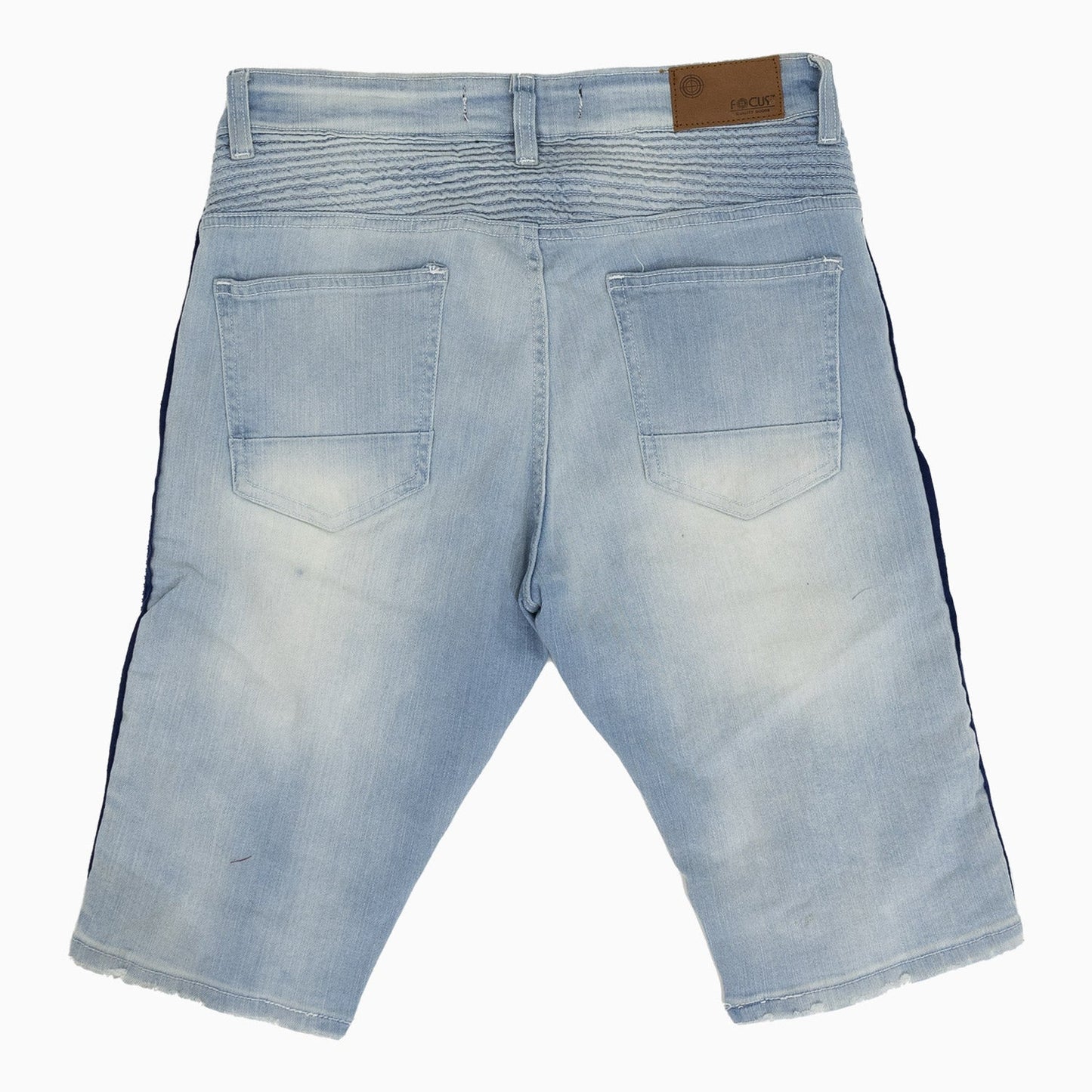 Men's Striped Rhinestone Short