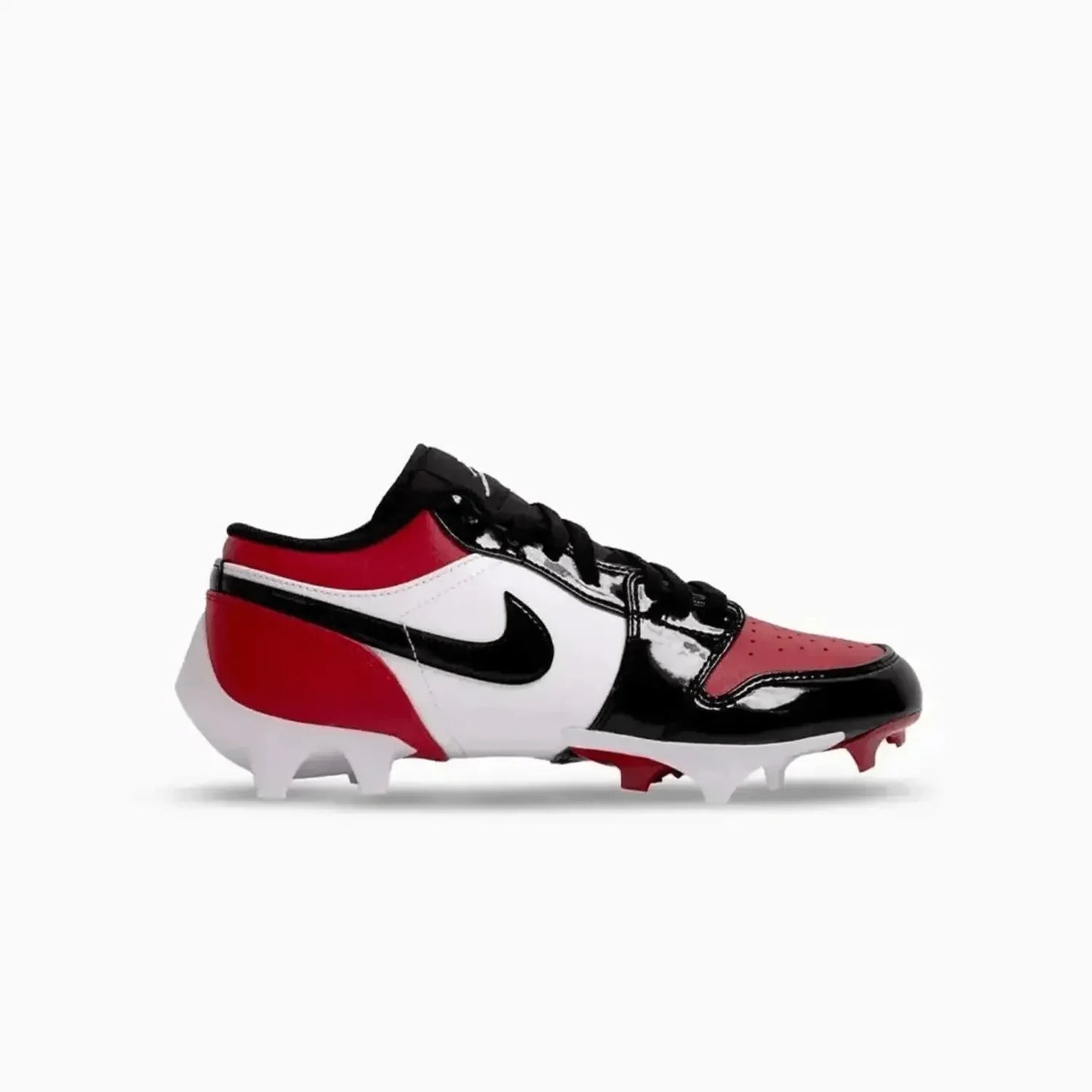 Men's Jordan 1 Low TD Football Cleat "Gym Red Black"