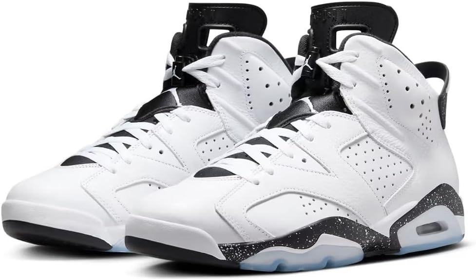 NIKE Jordan Men's 6 Retro Reverse Oreo White/Black (CT8529 112) - 9