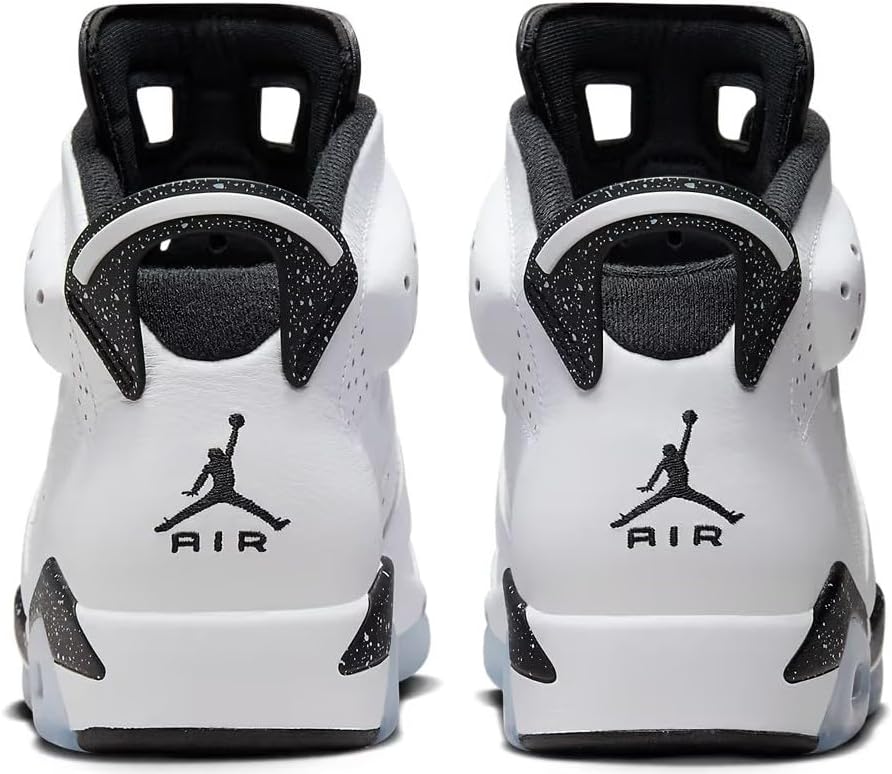 NIKE Jordan Men's 6 Retro Reverse Oreo White/Black (CT8529 112) - 9