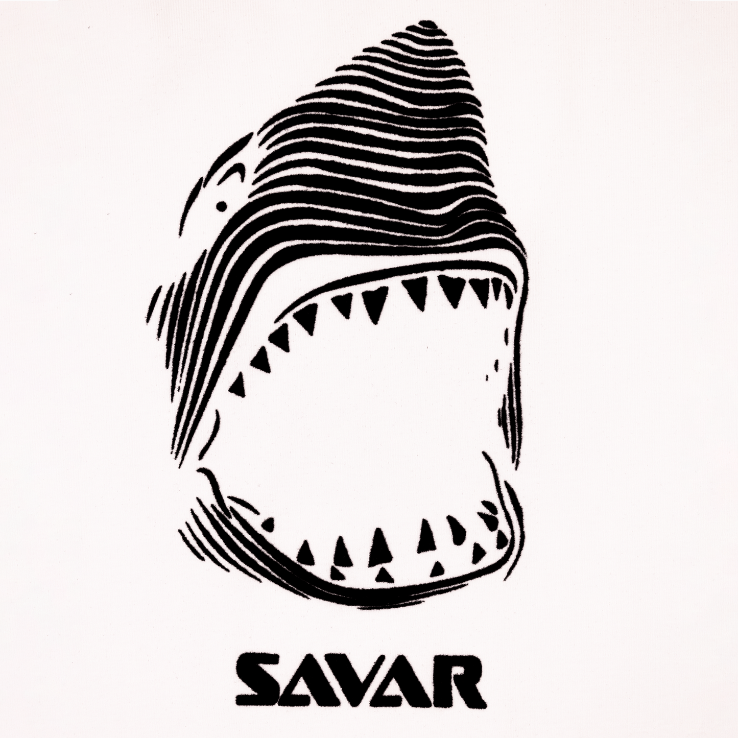 Men's Savar Shark Short Sleeve Logo T-Shirt