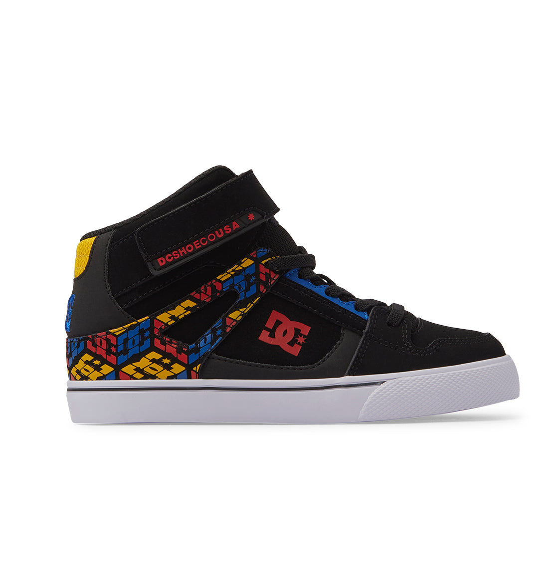 Kids' Pure High Elastic Lace High-Top Shoes