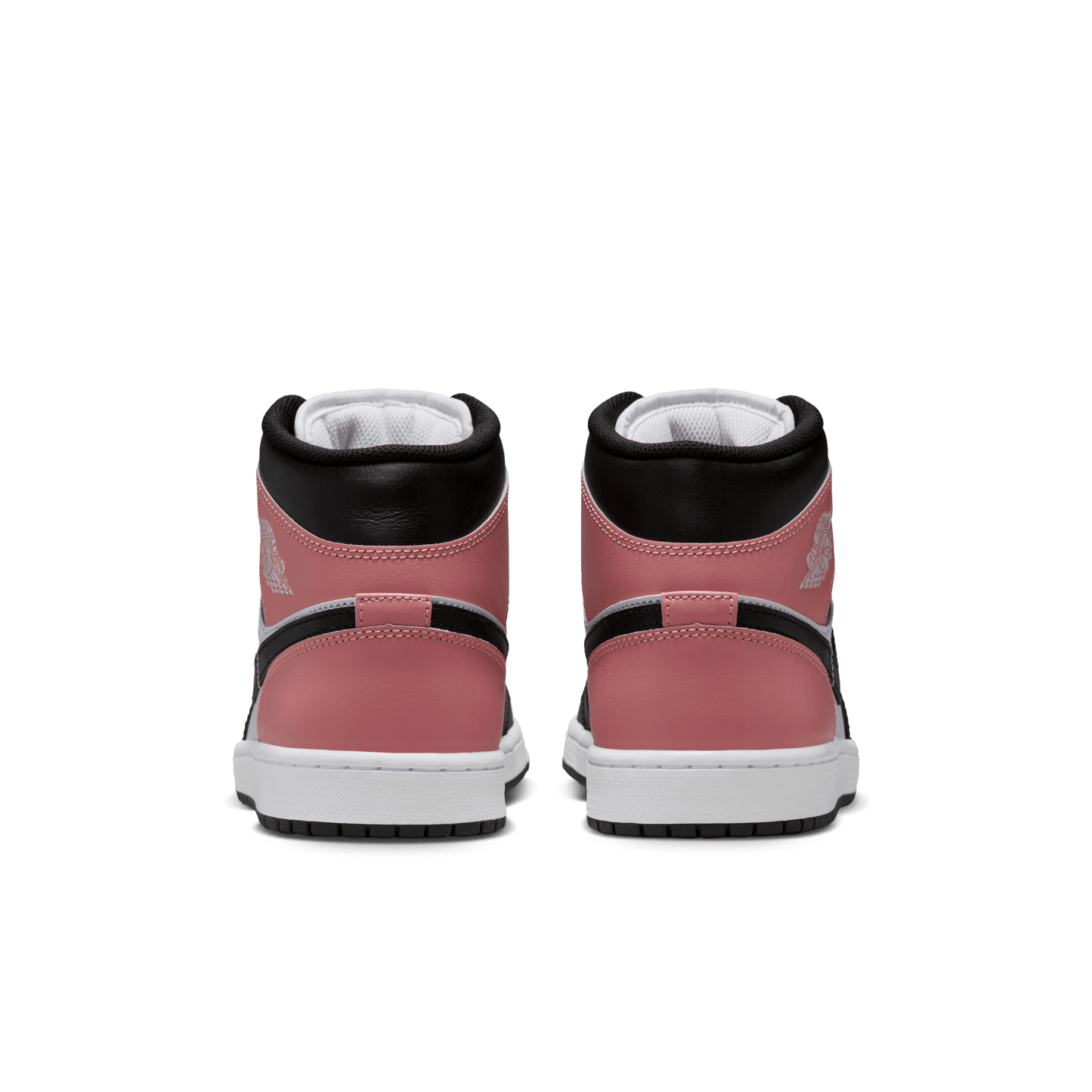 Men's Air Jordan 1 Mid "Black Rust Pink"