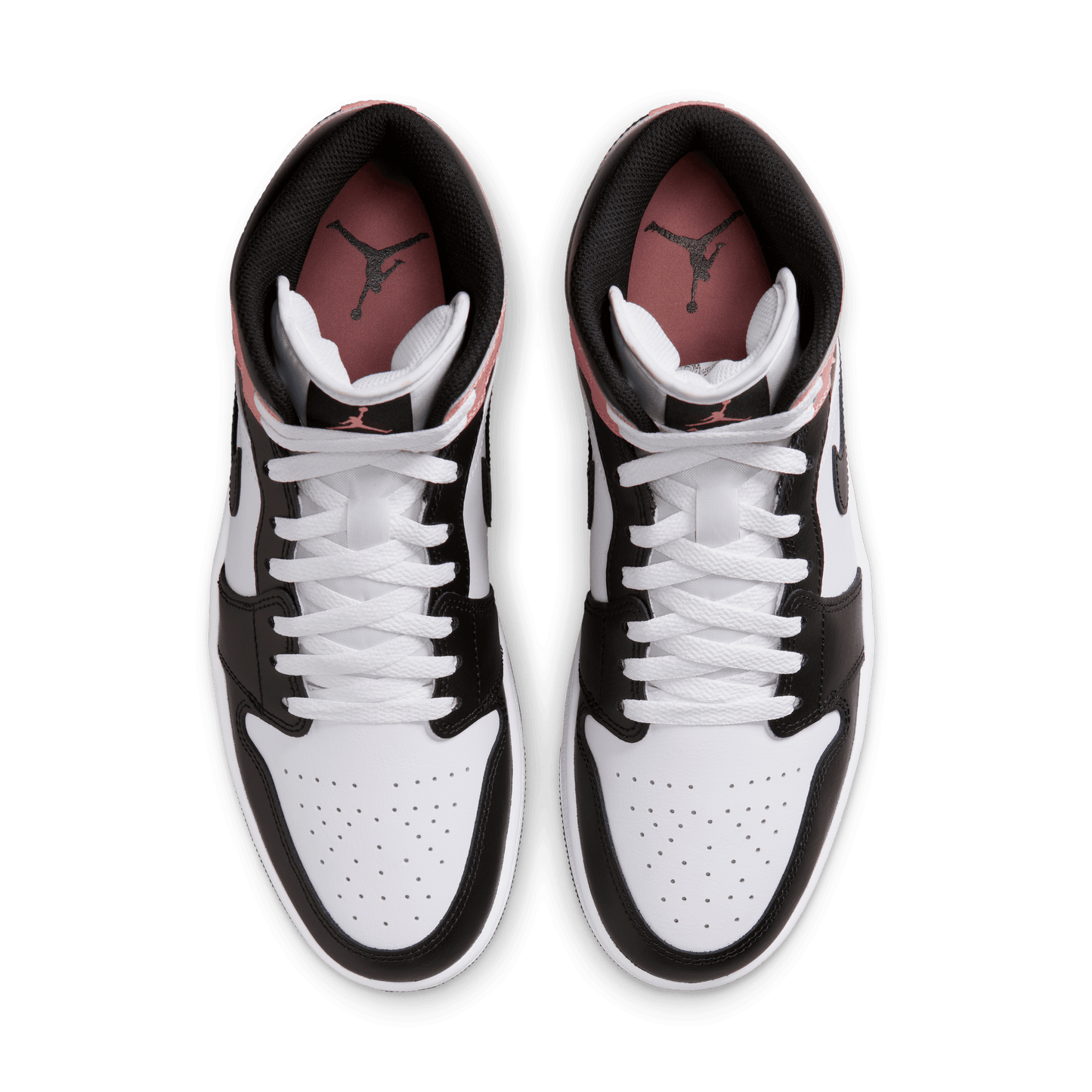 Men's Air Jordan 1 Mid "Black Rust Pink"