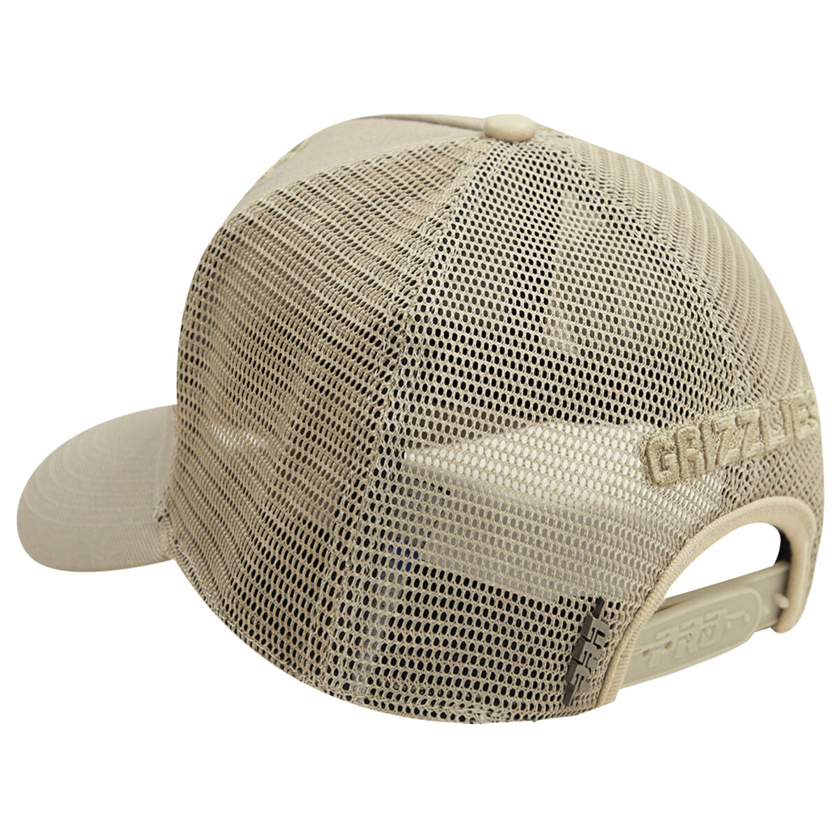 Memphis Grizzlies Neutral Pinch Front Trucker Hat