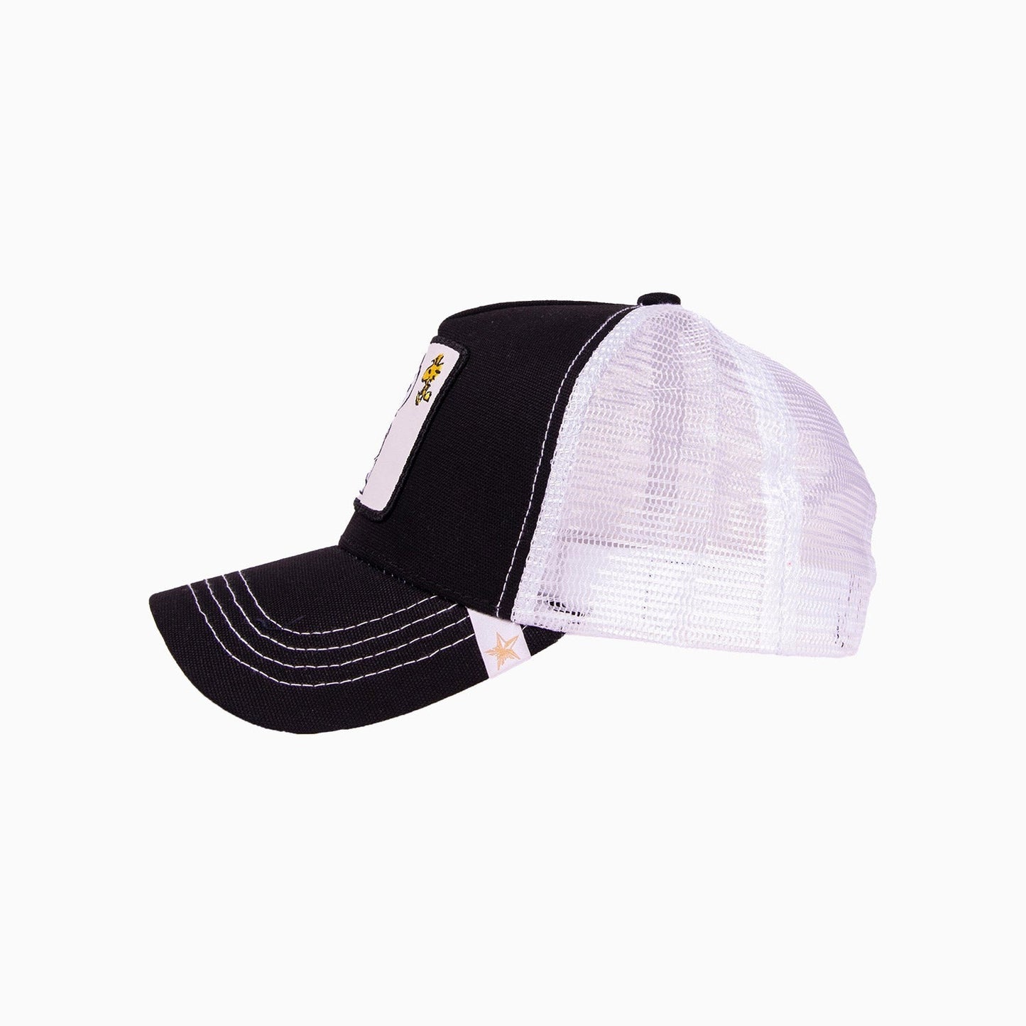 The Cartoon Black White Trucker Hat