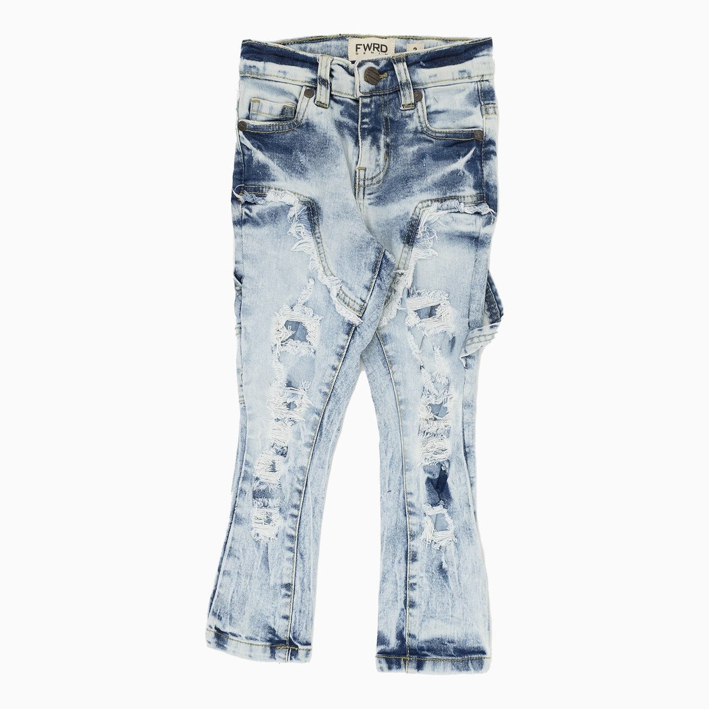 Kid's Distressed Carpenter Slim Jeans Pant