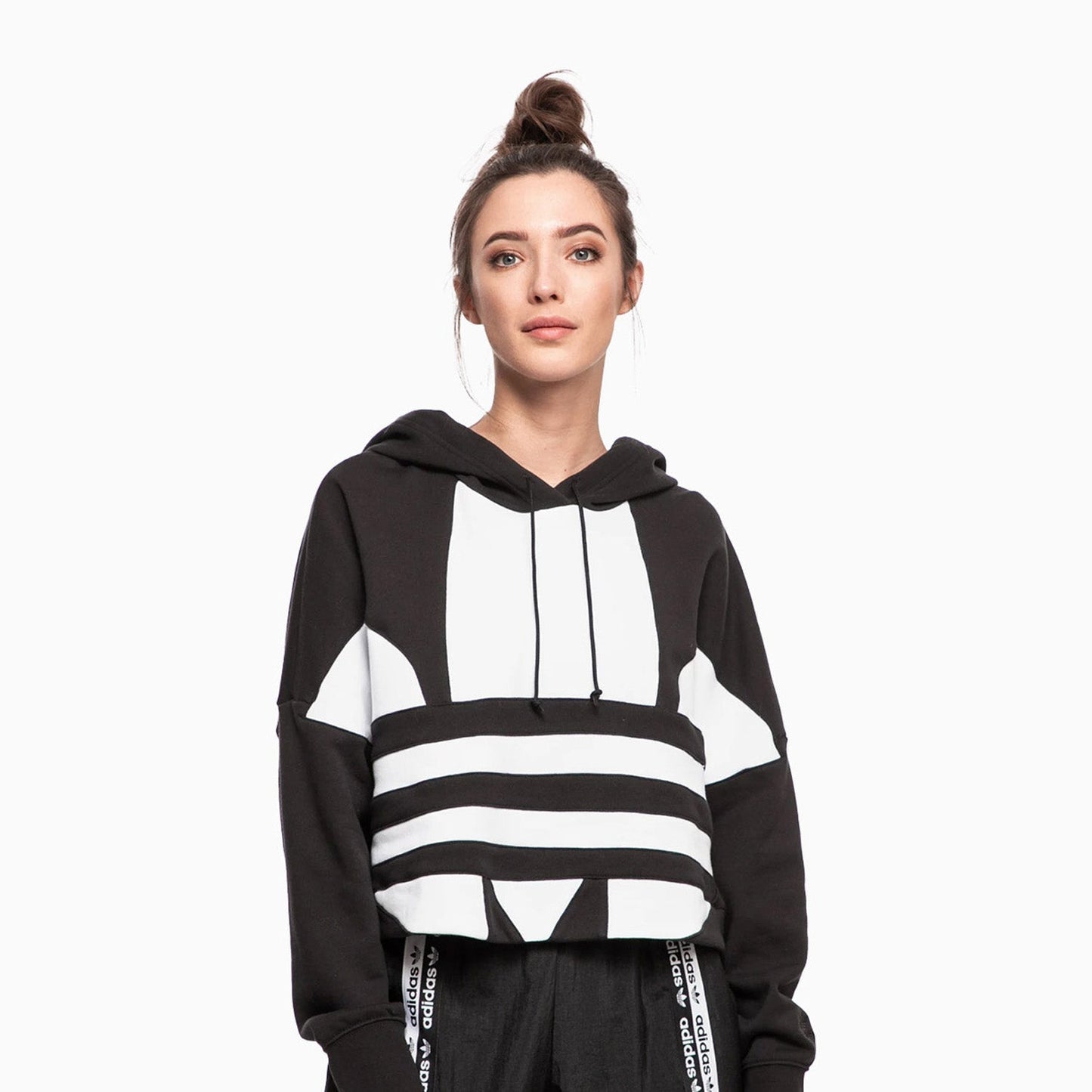 Women's Large Logo Cropped Hoodie