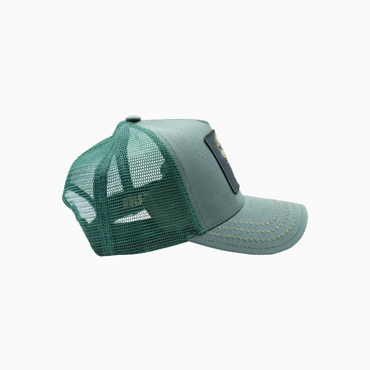 The Light Green Gold Star Chita Trucker Hat