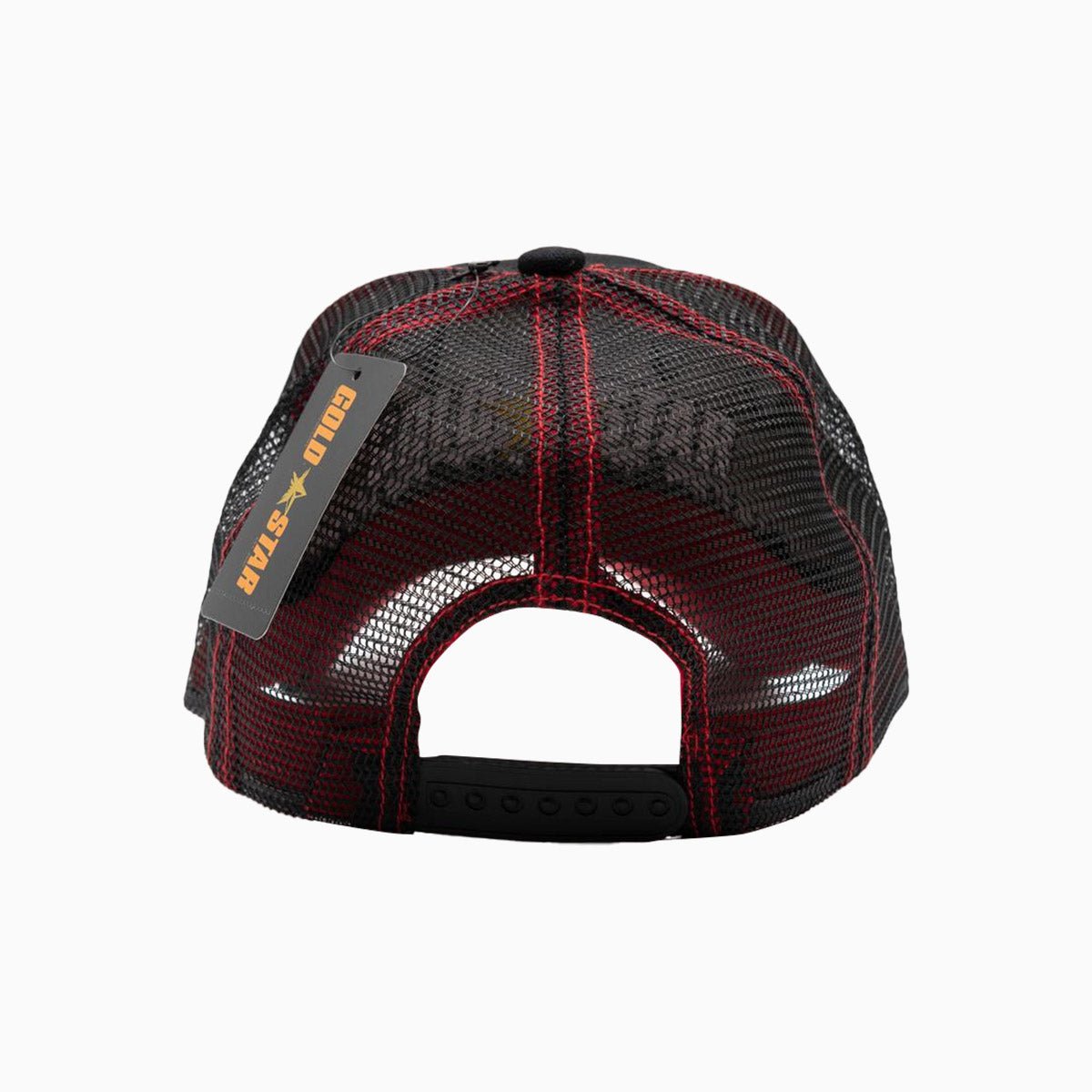 The Rooster Black Red Trucker Hat