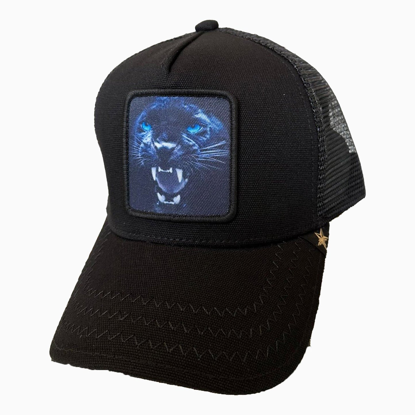 The Tiger Black Trucker Hat