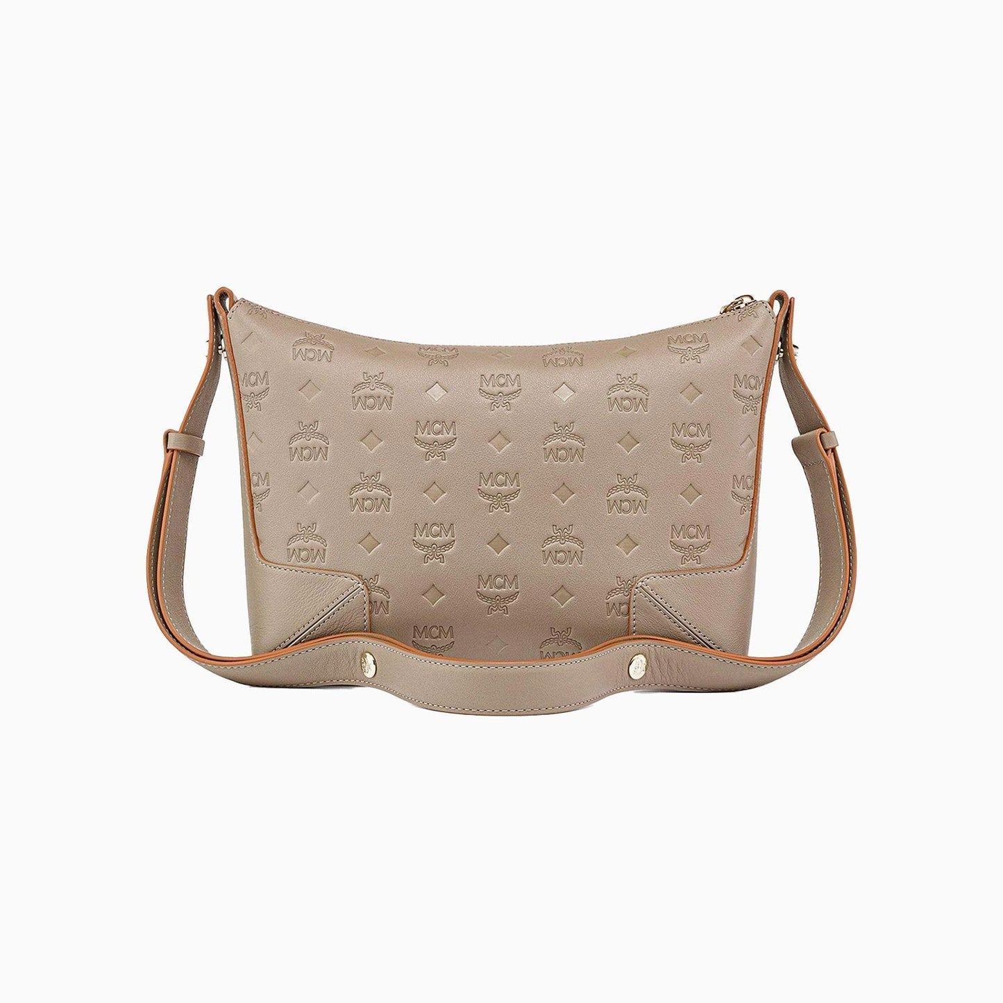 Women's Klara Monogrammed Leather Shoulder Bag
