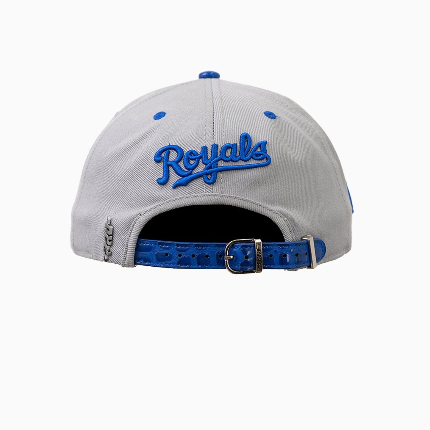 Kansas City Royals MLB Leather Visor Strapback Hat