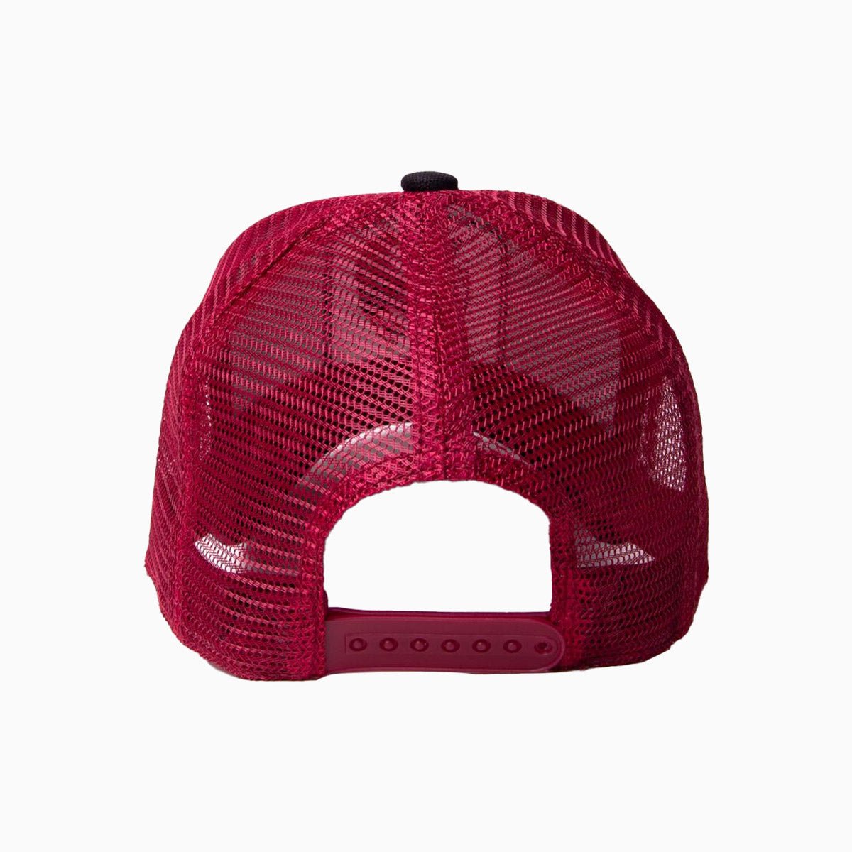 The Rooster White Burgundy Trucker Hat