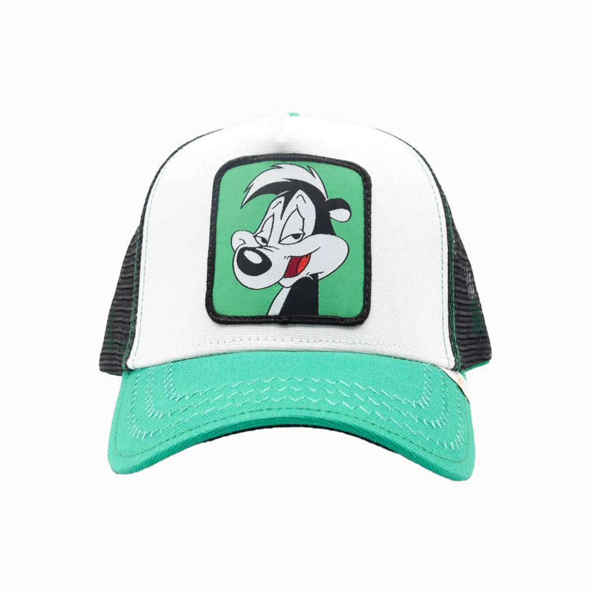 The Cartoon Green White Black Trucker Hat