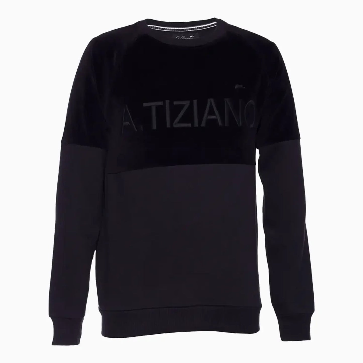Men's Francisco Velour Fleece Knit Crew Neck Sweatshirt