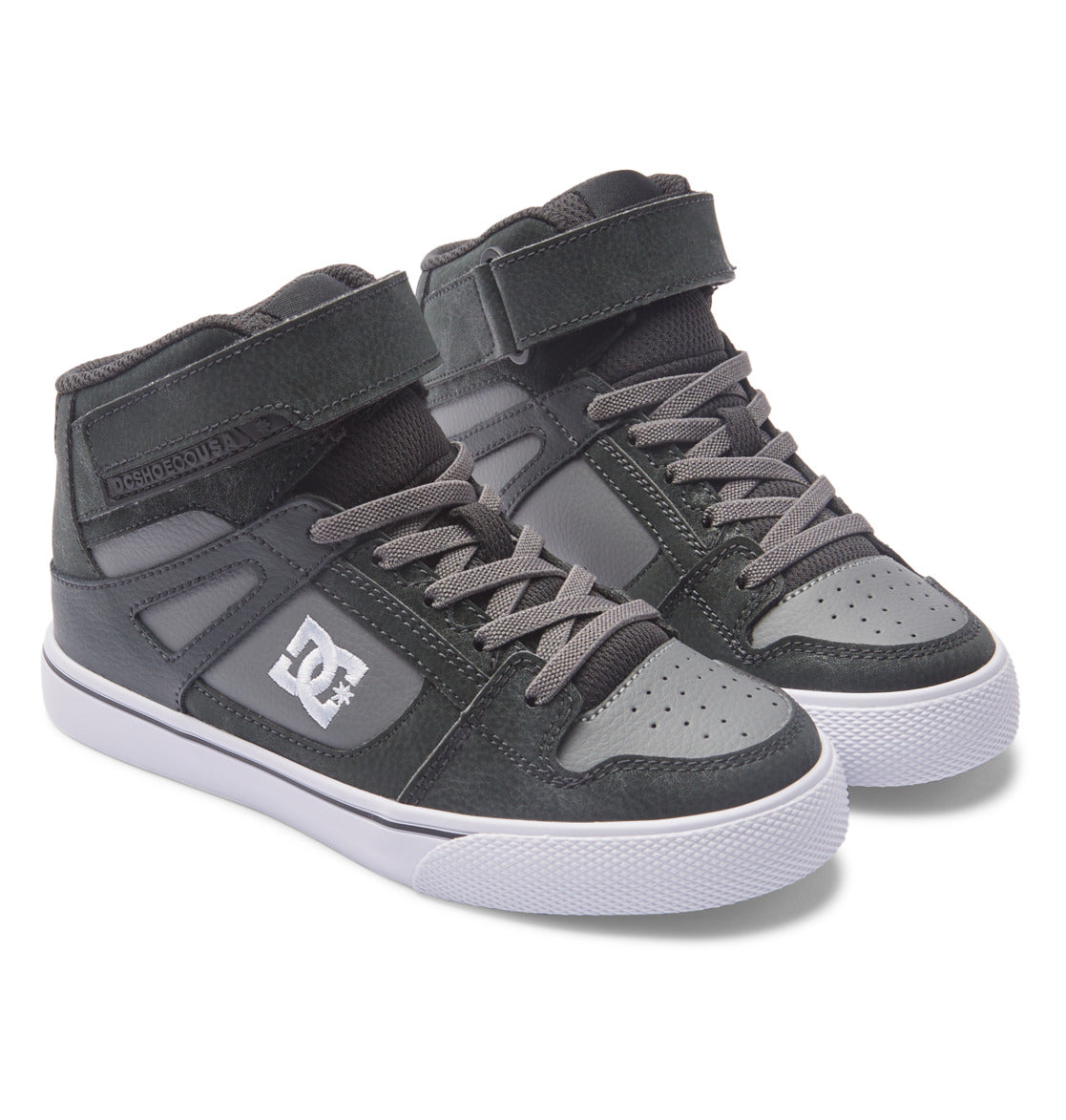 Kids' Pure High Elastic Lace High-Top Shoes