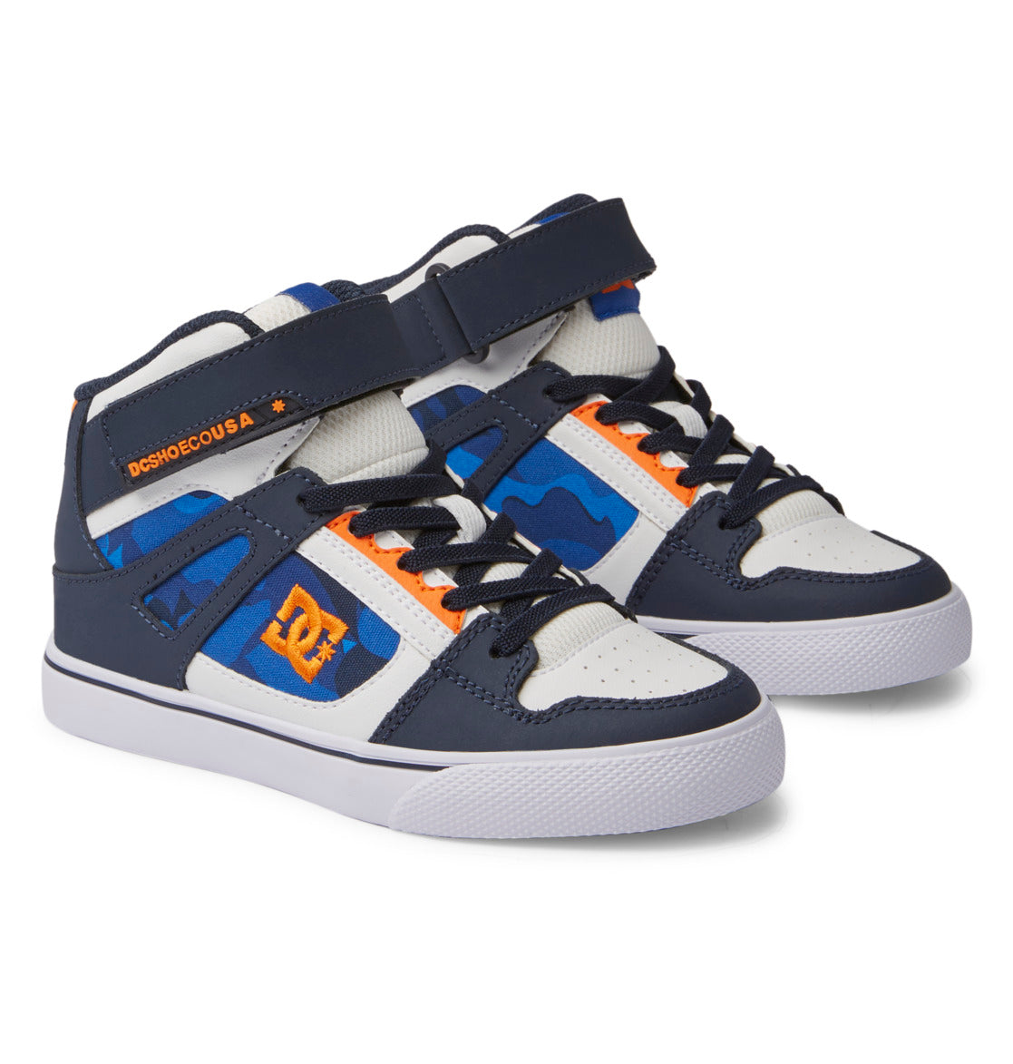 Kids' Pure High Elastic Lace High-Top Shoes