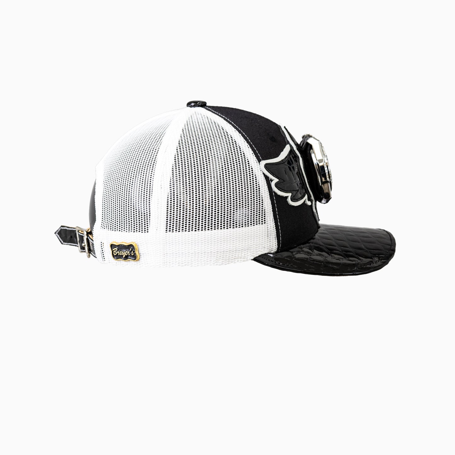 Breyer's Buck 50 Wool Trucker Hat With Leather Visor