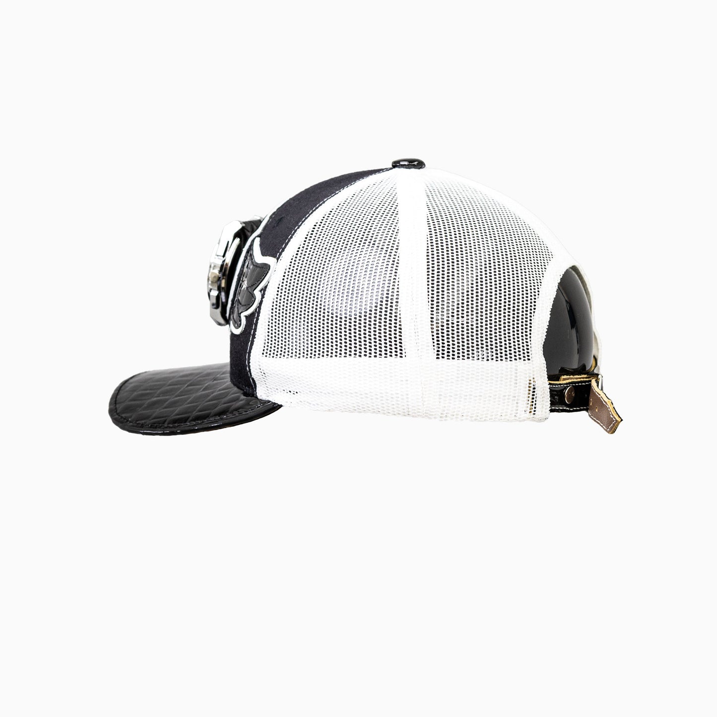Breyer's Buck 50 Wool Trucker Hat With Leather Visor