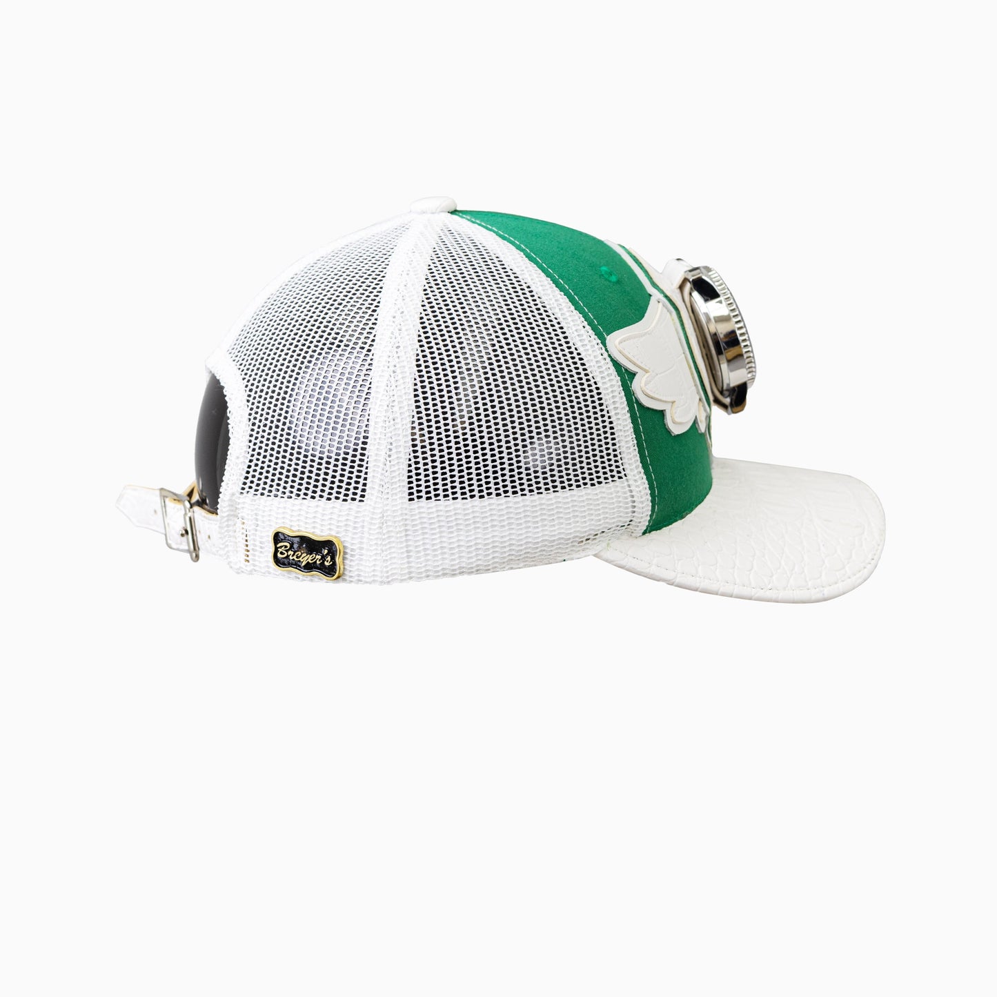 Breyer's Buck 50 Wool Trucker Hat With Leather Visor