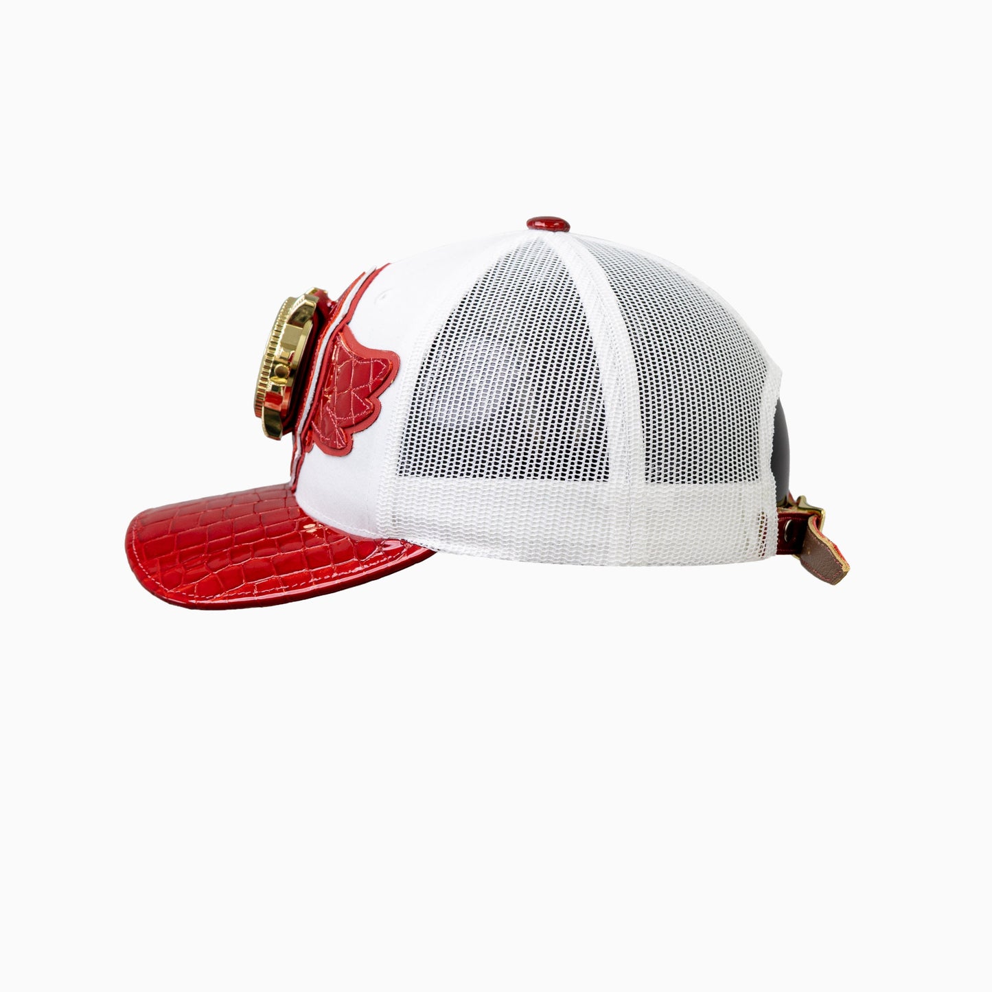 Breyer's Buck 50 Wool Trucker Hat With Leather Visor