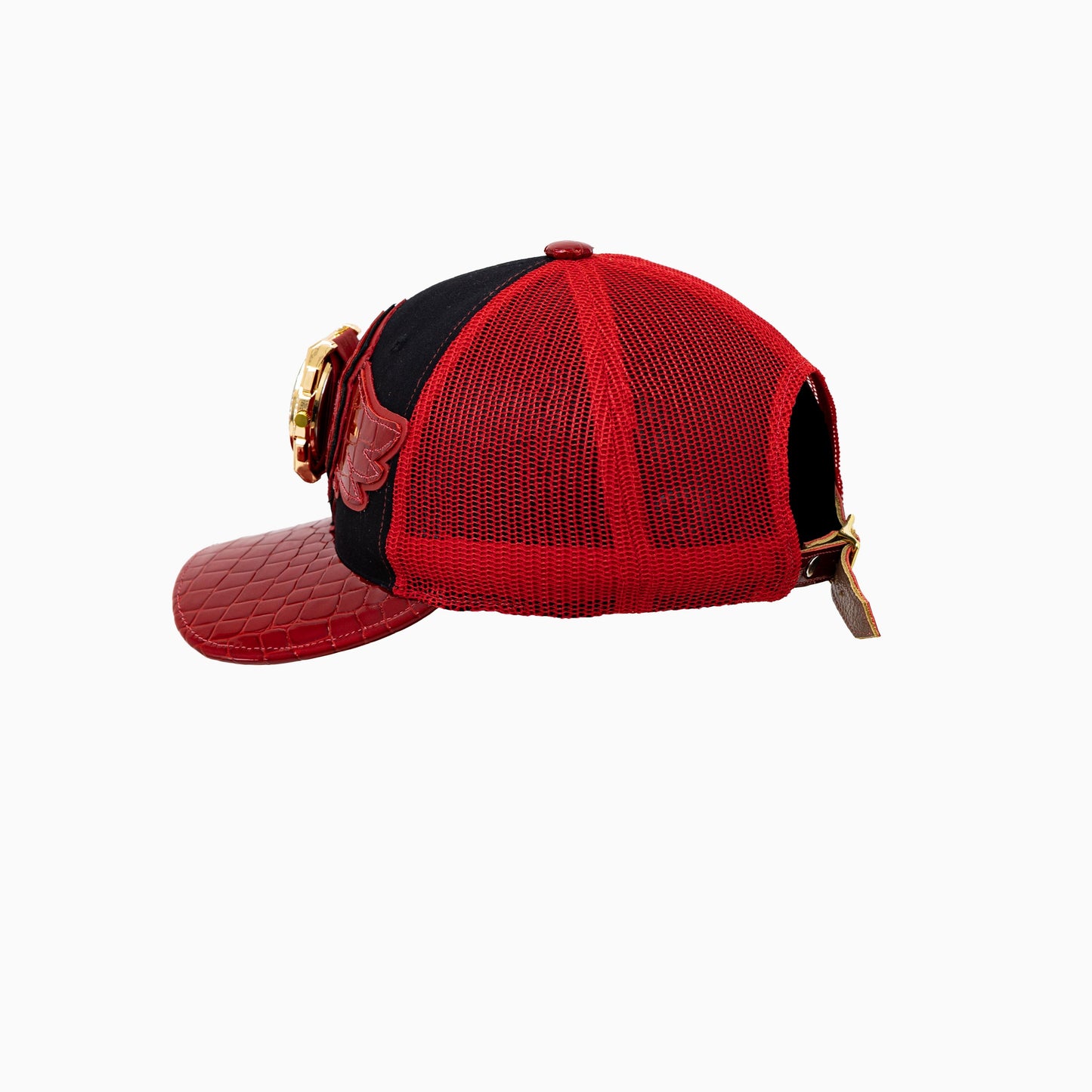 Breyer's Buck 50 Wool Trucker Hat With Leather Visor