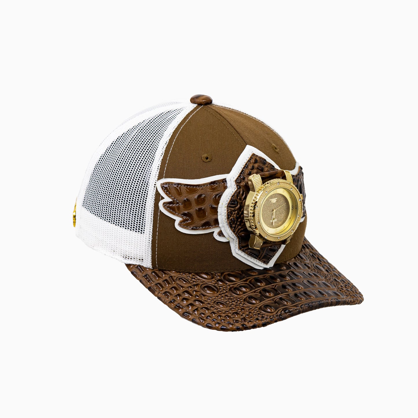 Breyer's Buck 50 Wool Trucker Hat With Leather Visor