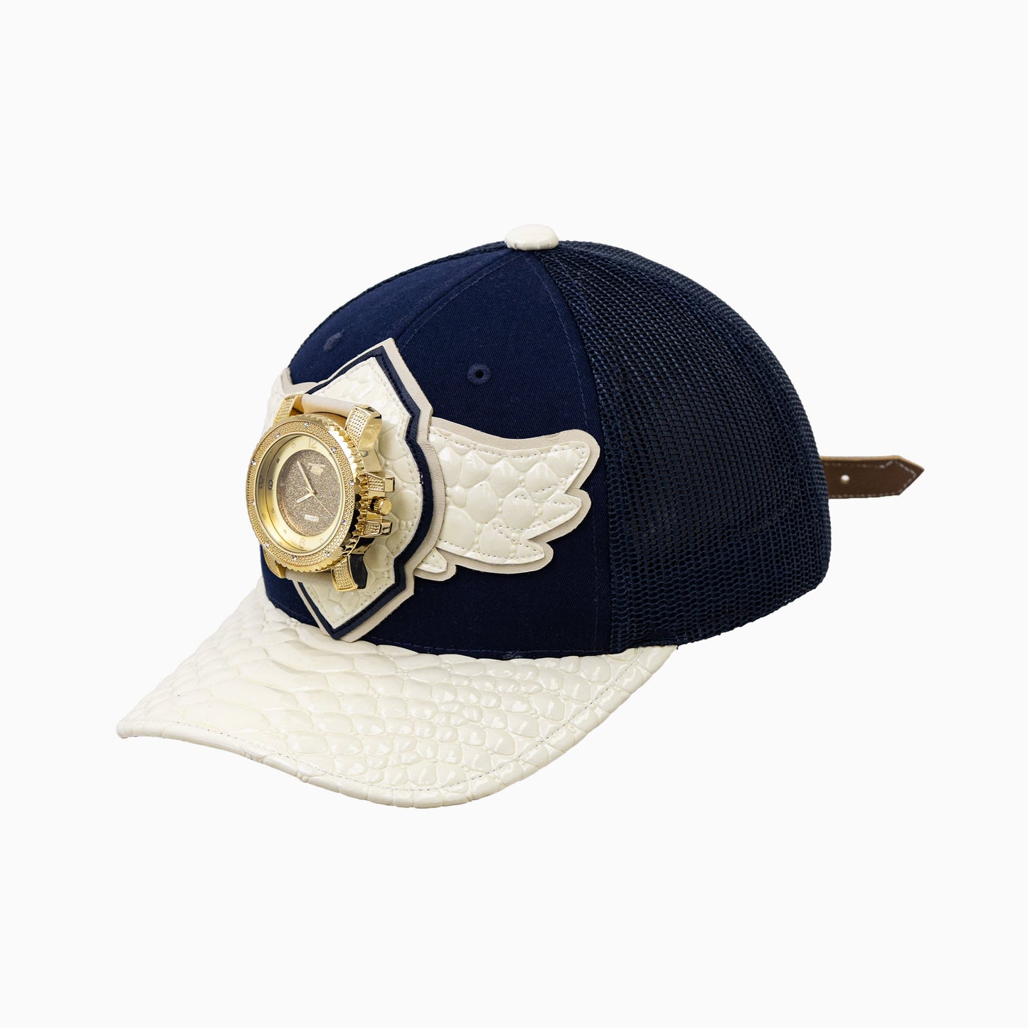Breyer's Buck 50 Wool Trucker Hat With Leather Visor