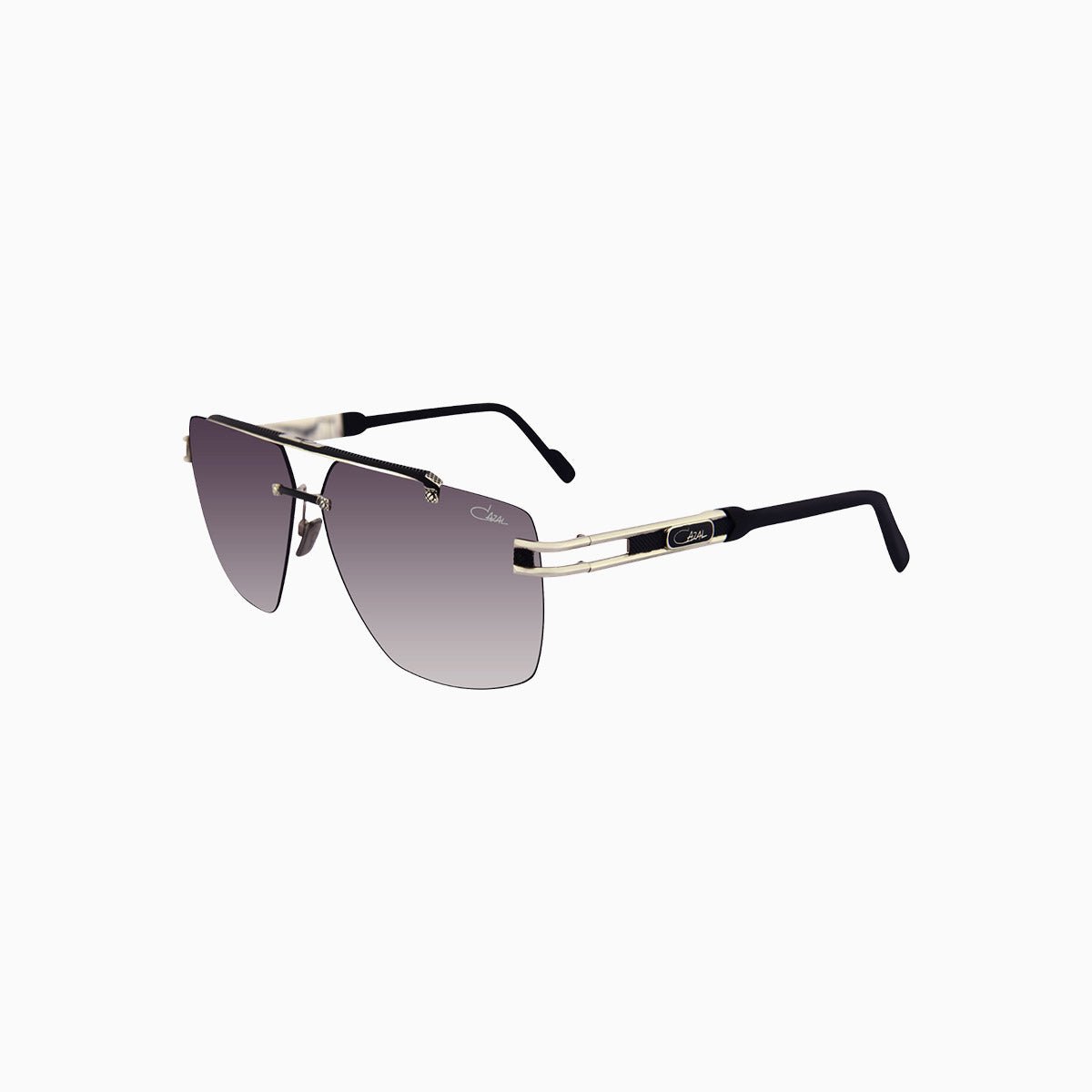 Cazal 9107 Black Silver Sunglasses