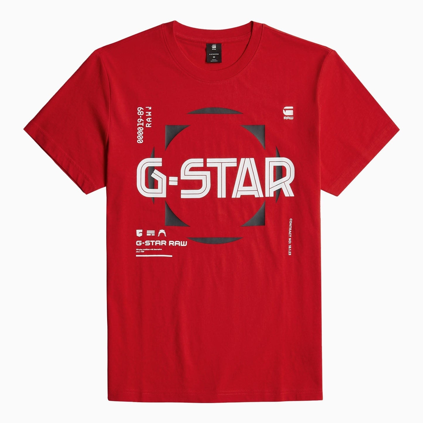 Men's G Star Graphic Crew Neck T Shirt