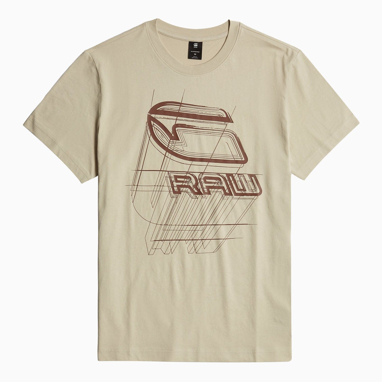 Men's Graphic Bright Crew Neck T Shirt