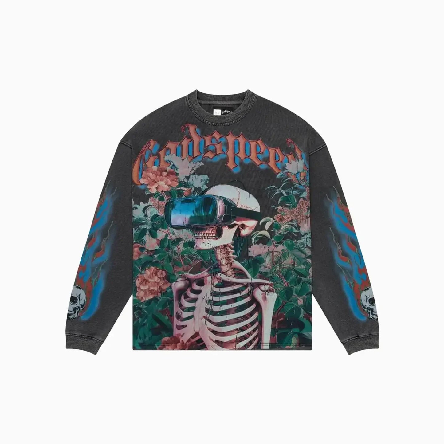 Men's Vision Flowers Long Sleeve Sweatshirt