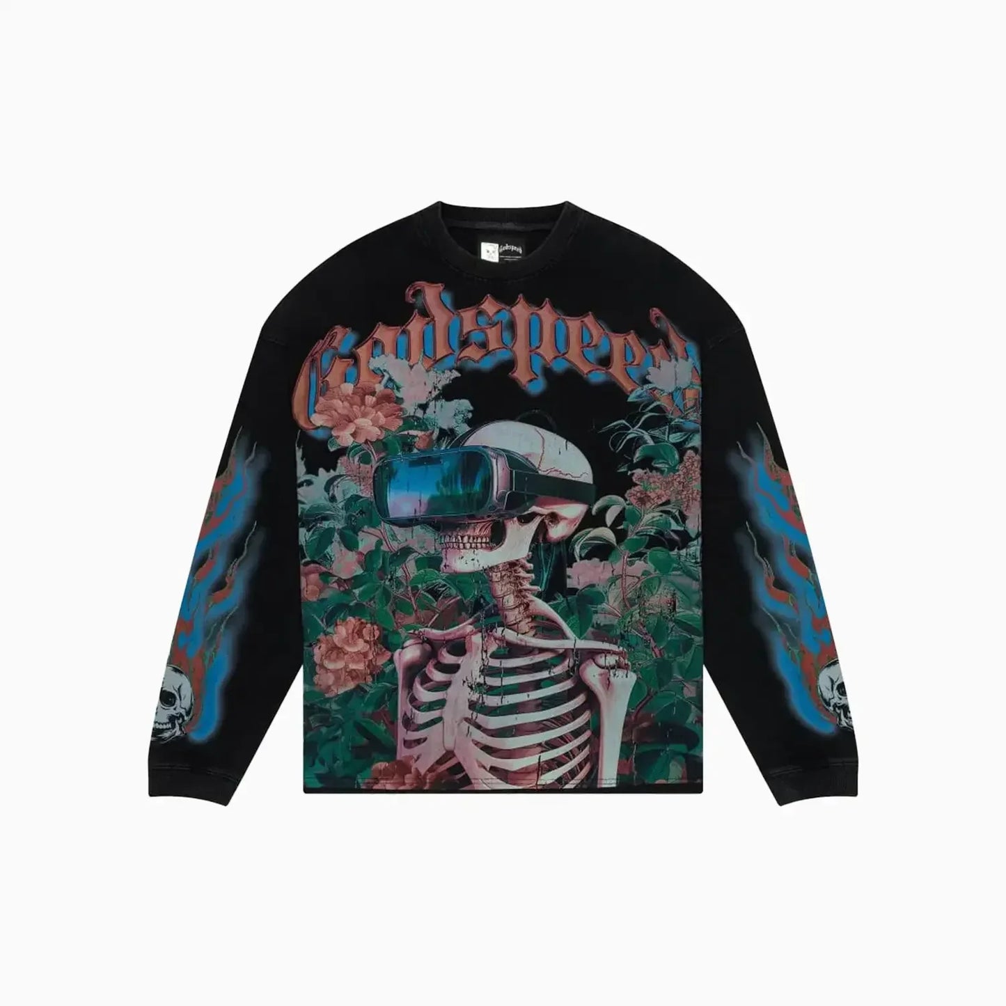 Men's Vision Flowers Long Sleeve Sweatshirt