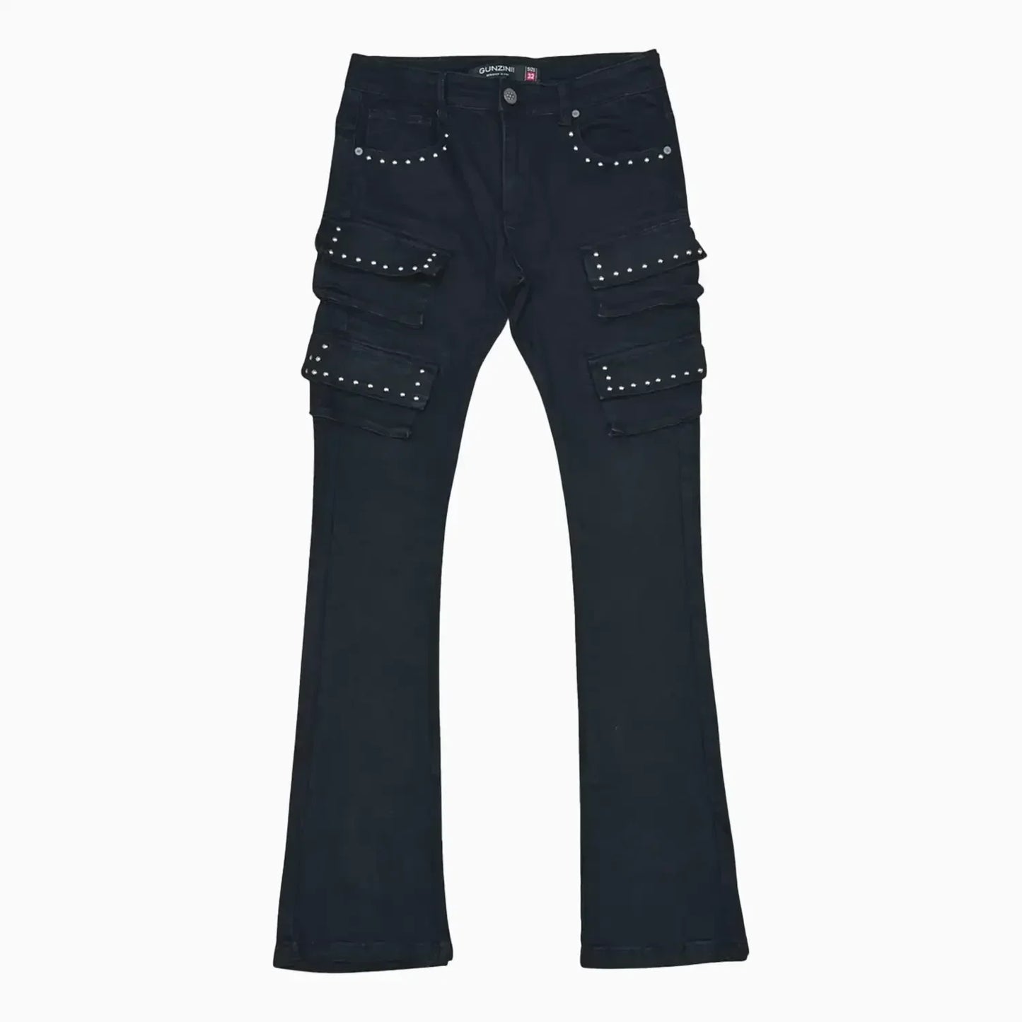 Men's Stacked Cargo Denim Pant