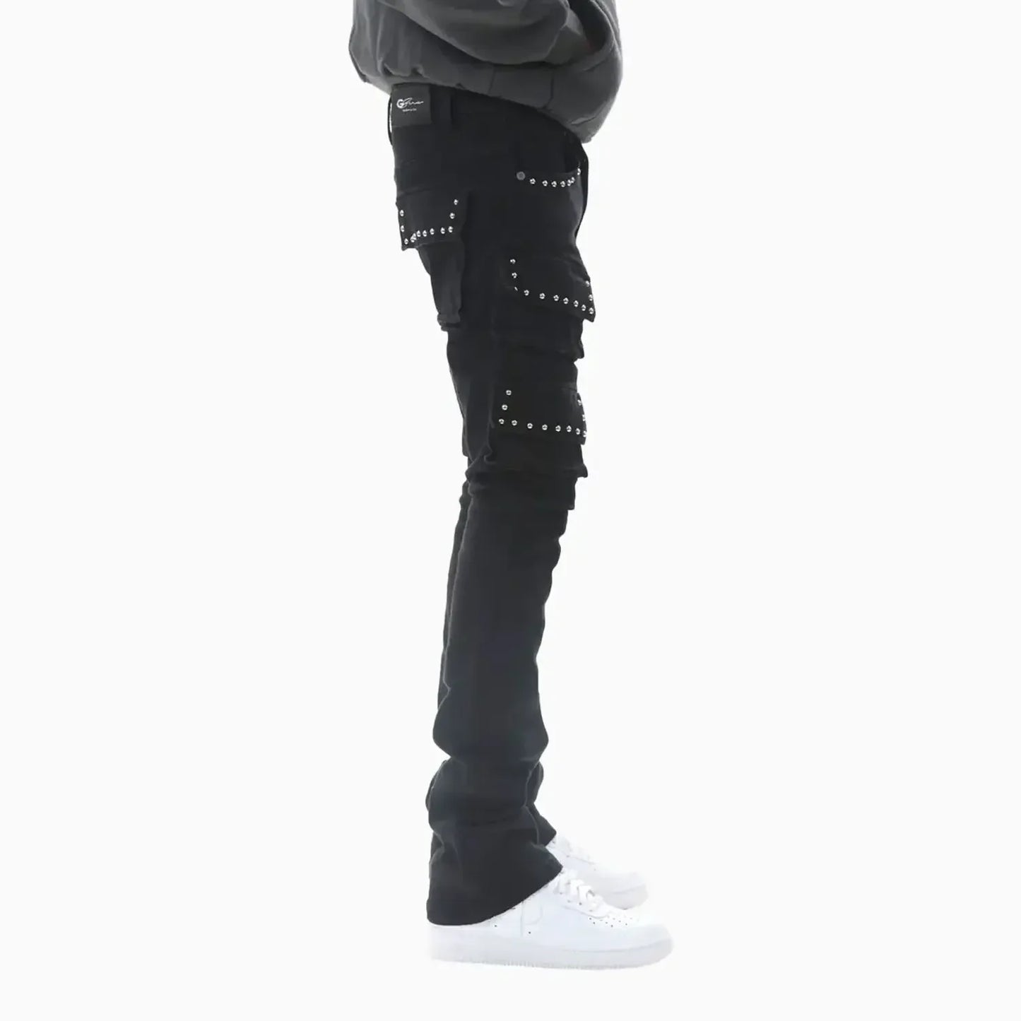 Men's Stacked Cargo Denim Pant