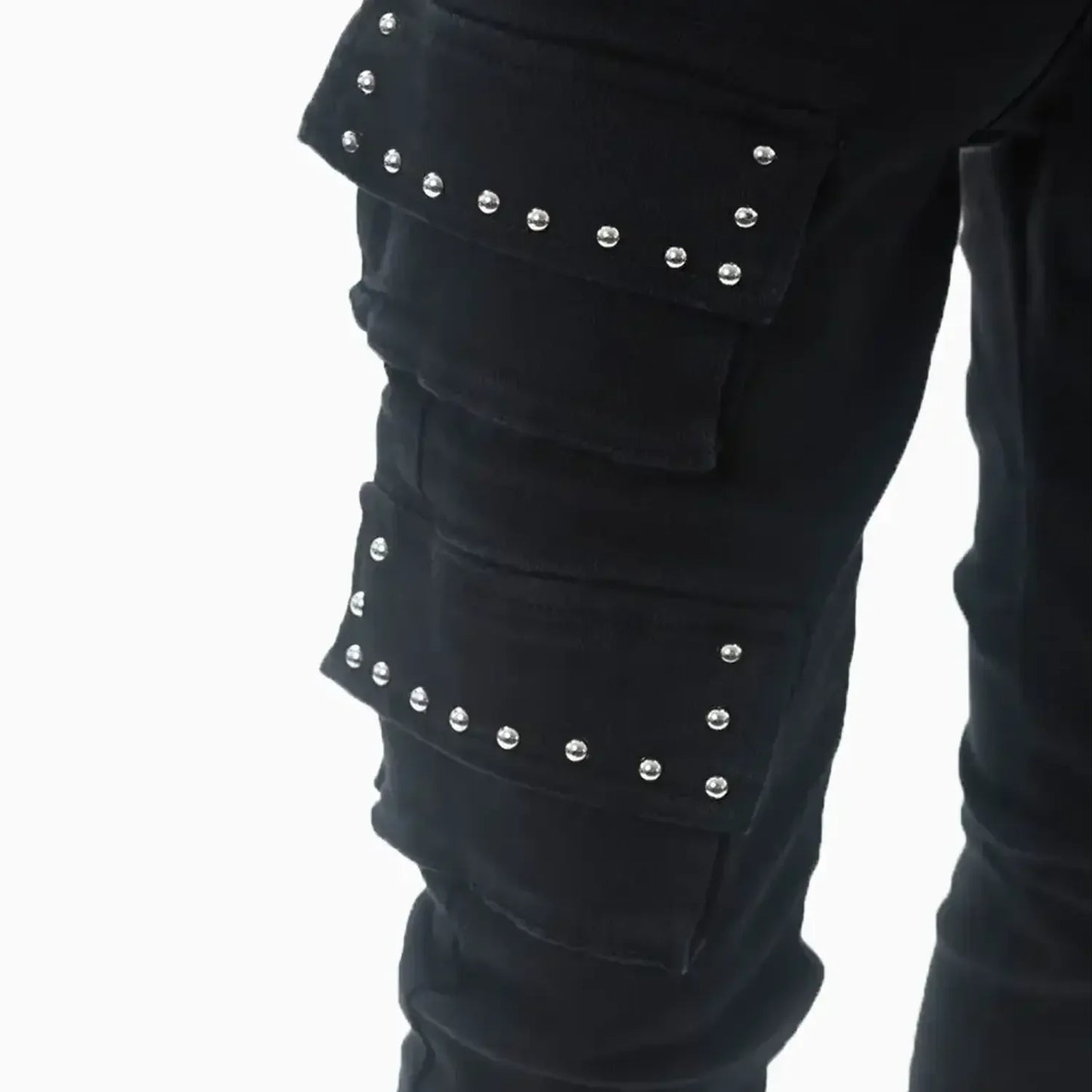 Men's Stacked Cargo Denim Pant