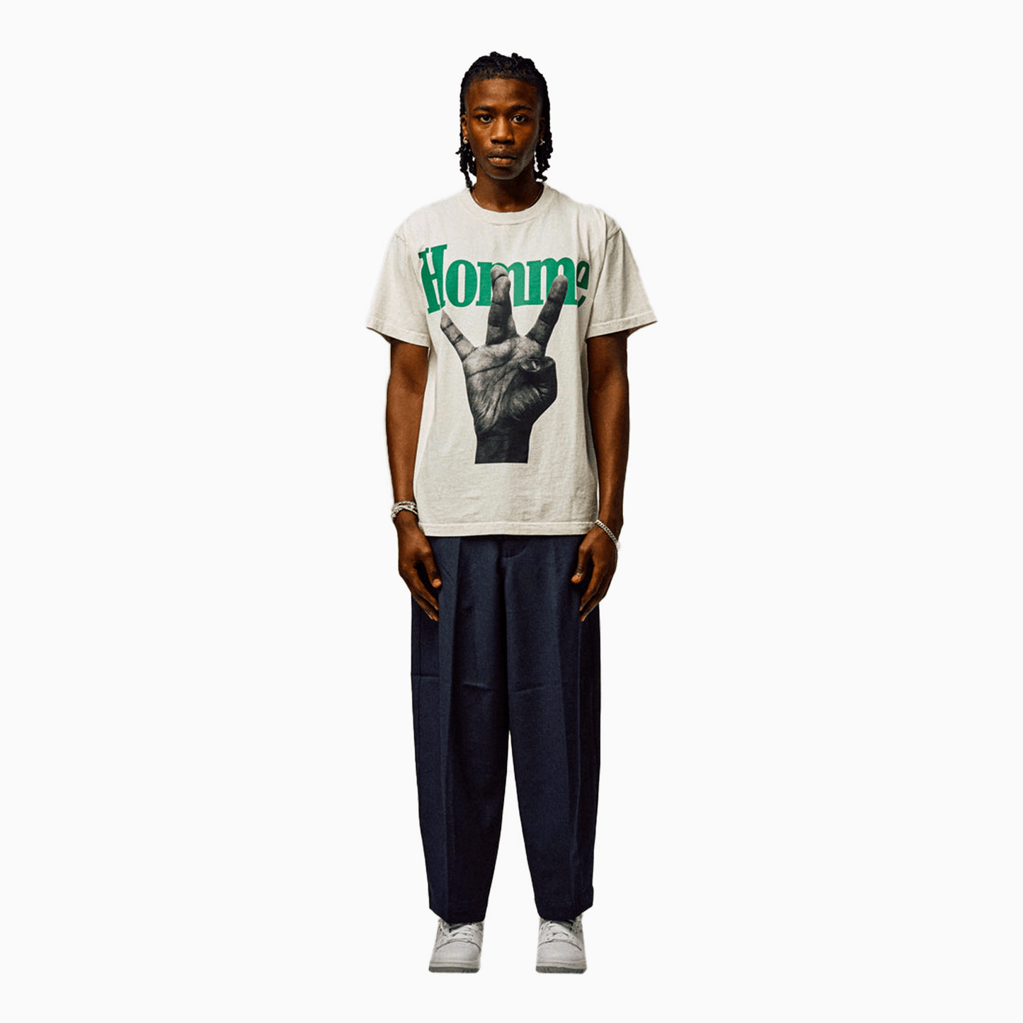 Men's Twisted Fingers Short Sleeve T-Shirt
