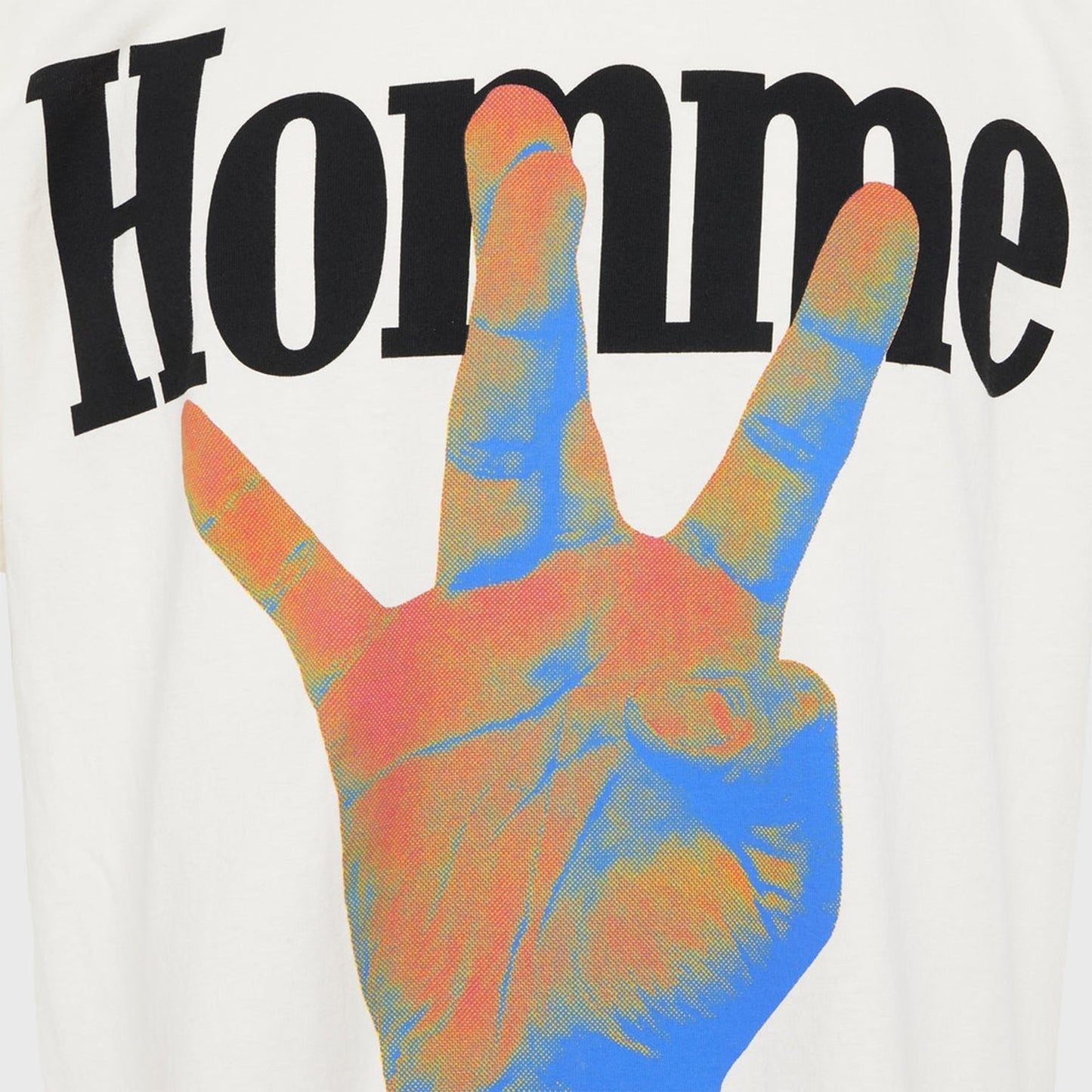 Men's Twisted Fingers T Shirt With Infrared