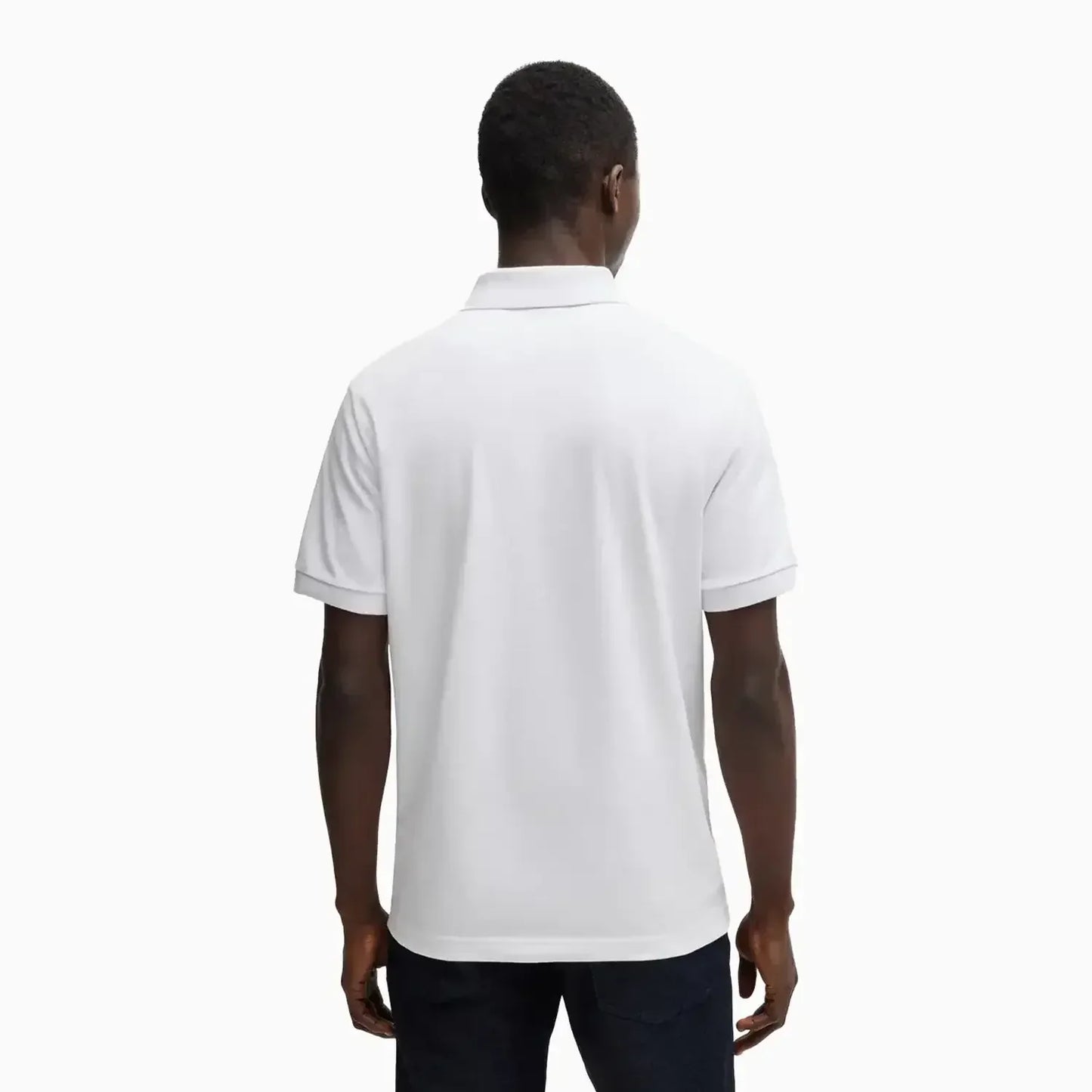 Men's Extra Slim Fit Stretch Polo Shirt With Logo Tape