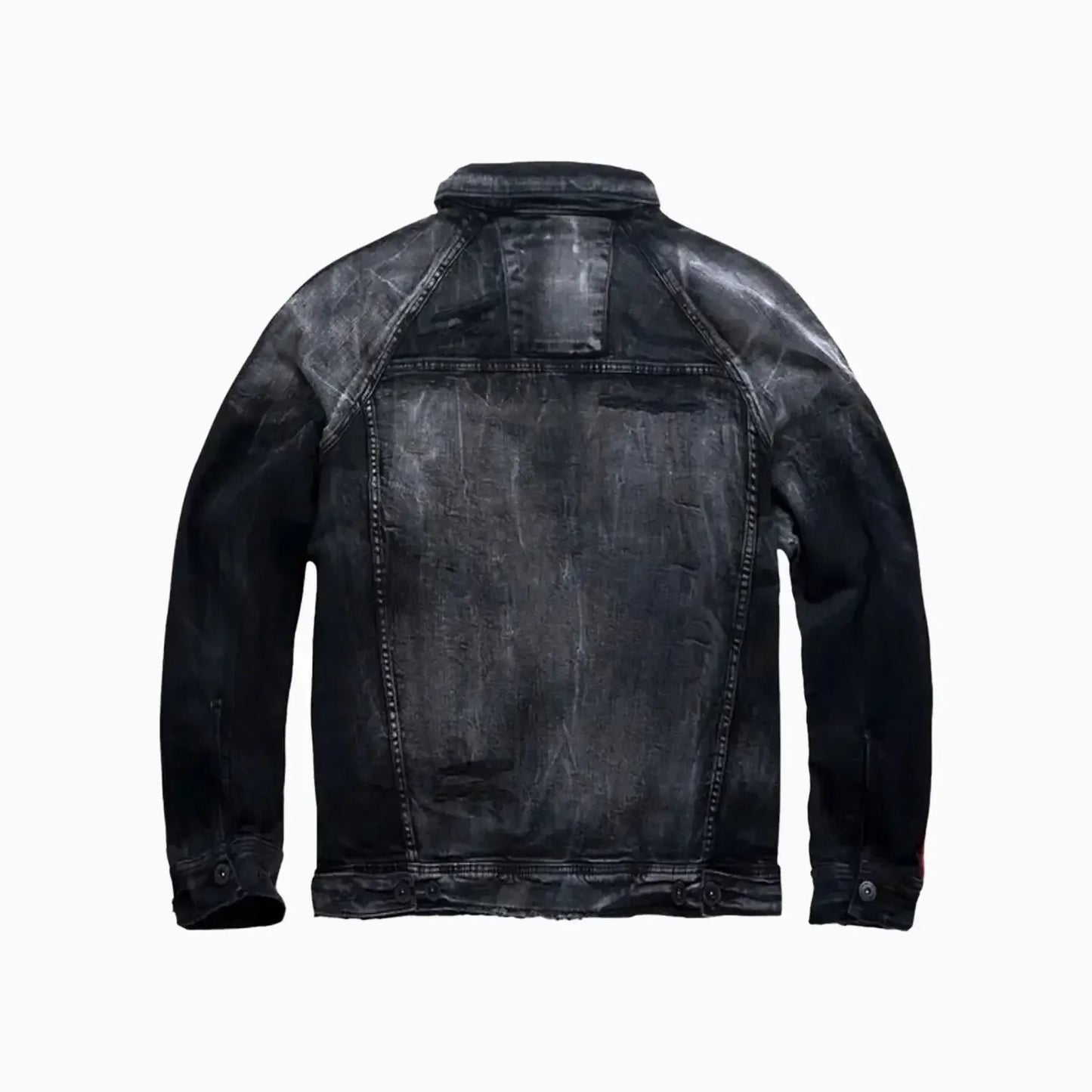Men's Grand Prix Striped Denim Jacket