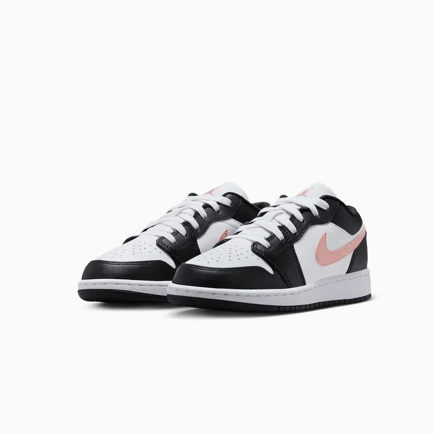 Kid's Air Jordan 1 Low "Black Rust Pink" Grade School