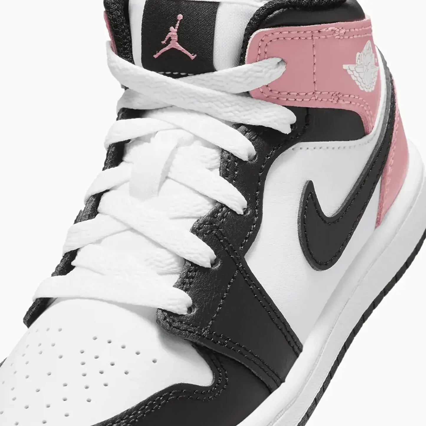 Kid's Air Jordan 1 Mid "Rust Pink Black" Pre-School
