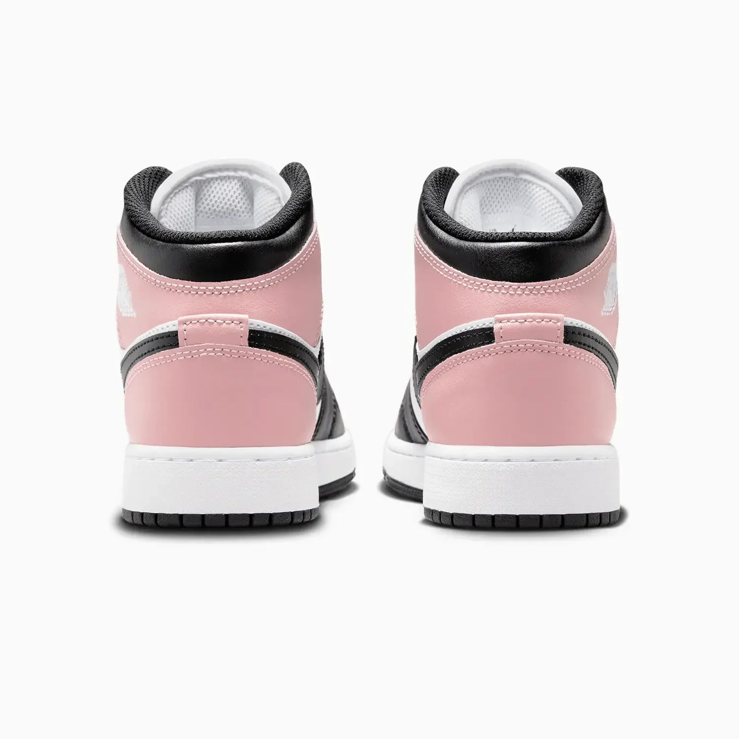 Kid's Air Jordan 1 Mid "White Rust Pink" Grade School