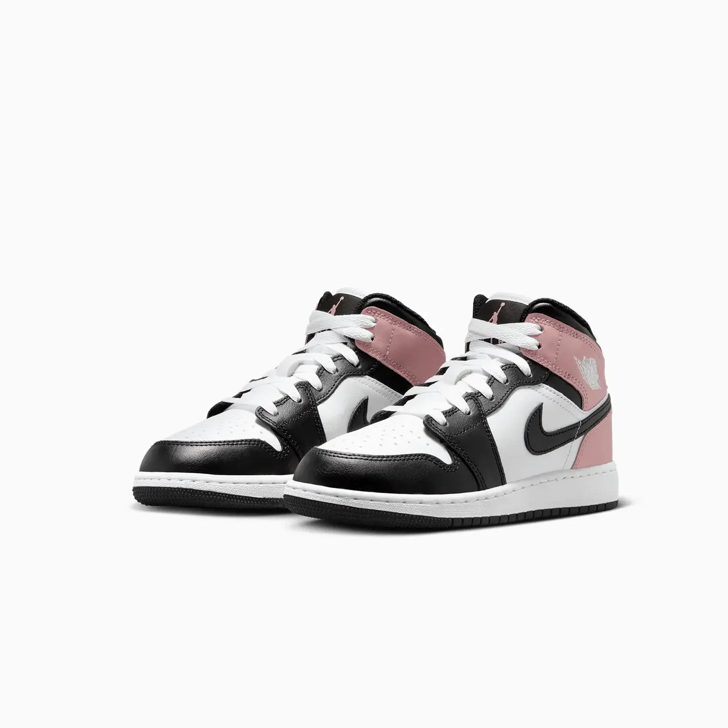 Kid's Air Jordan 1 Mid "White Rust Pink" Grade School