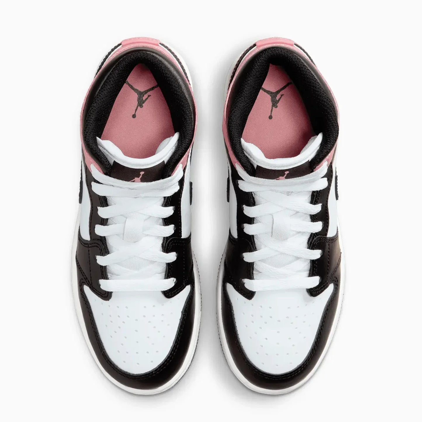 Kid's Air Jordan 1 Mid "White Rust Pink" Grade School