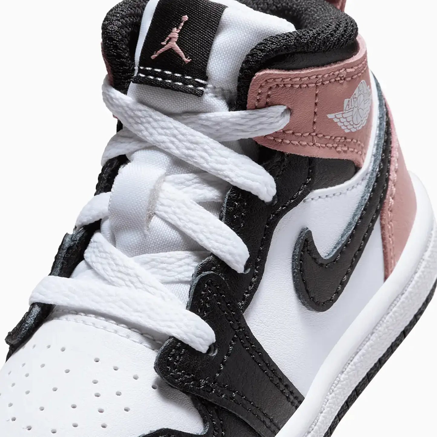 Kid's Jordan 1 Mid "White Rust Pink" Toddlers