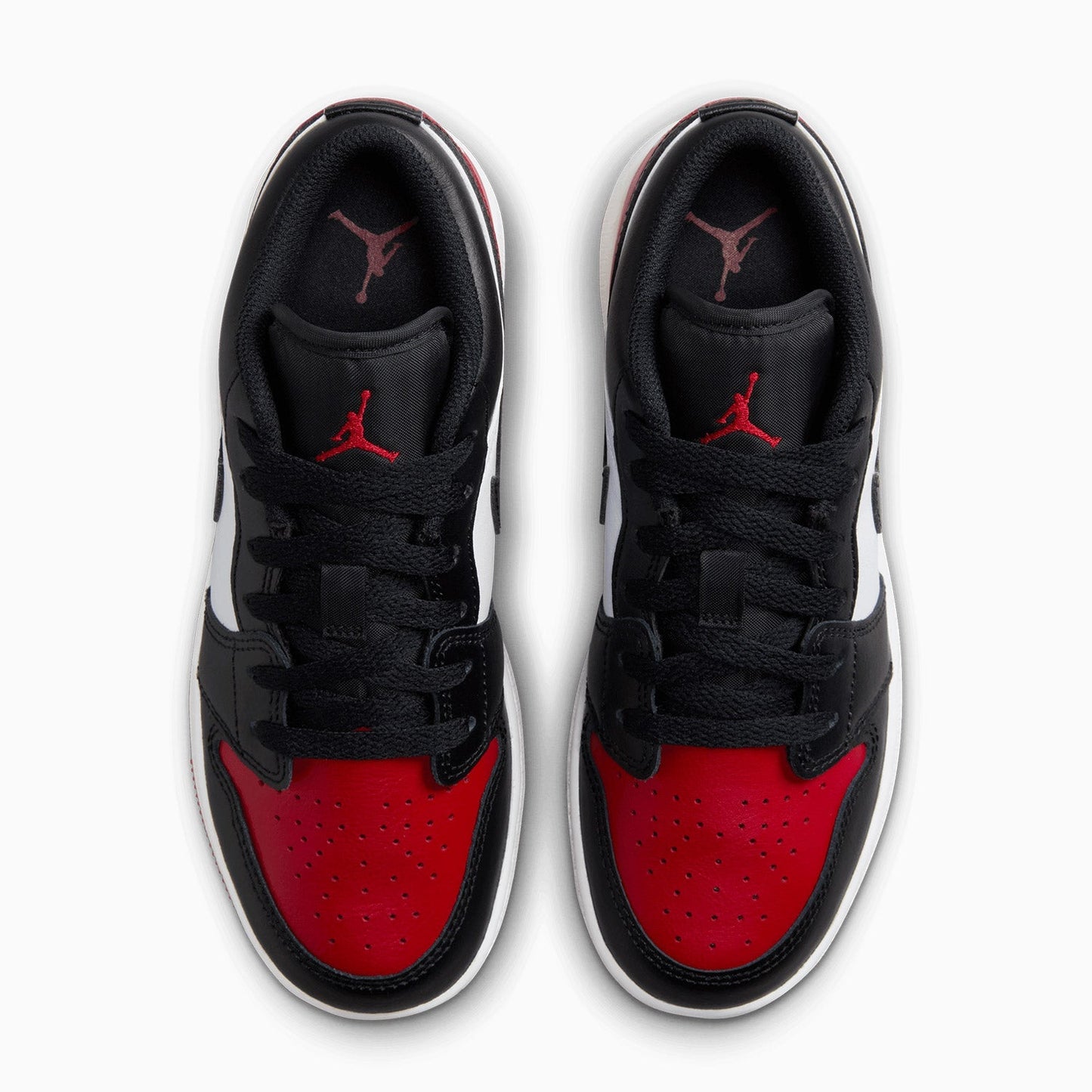 Kid's Air Jordan 1 Low "Bred Toe 2.0" Grade School